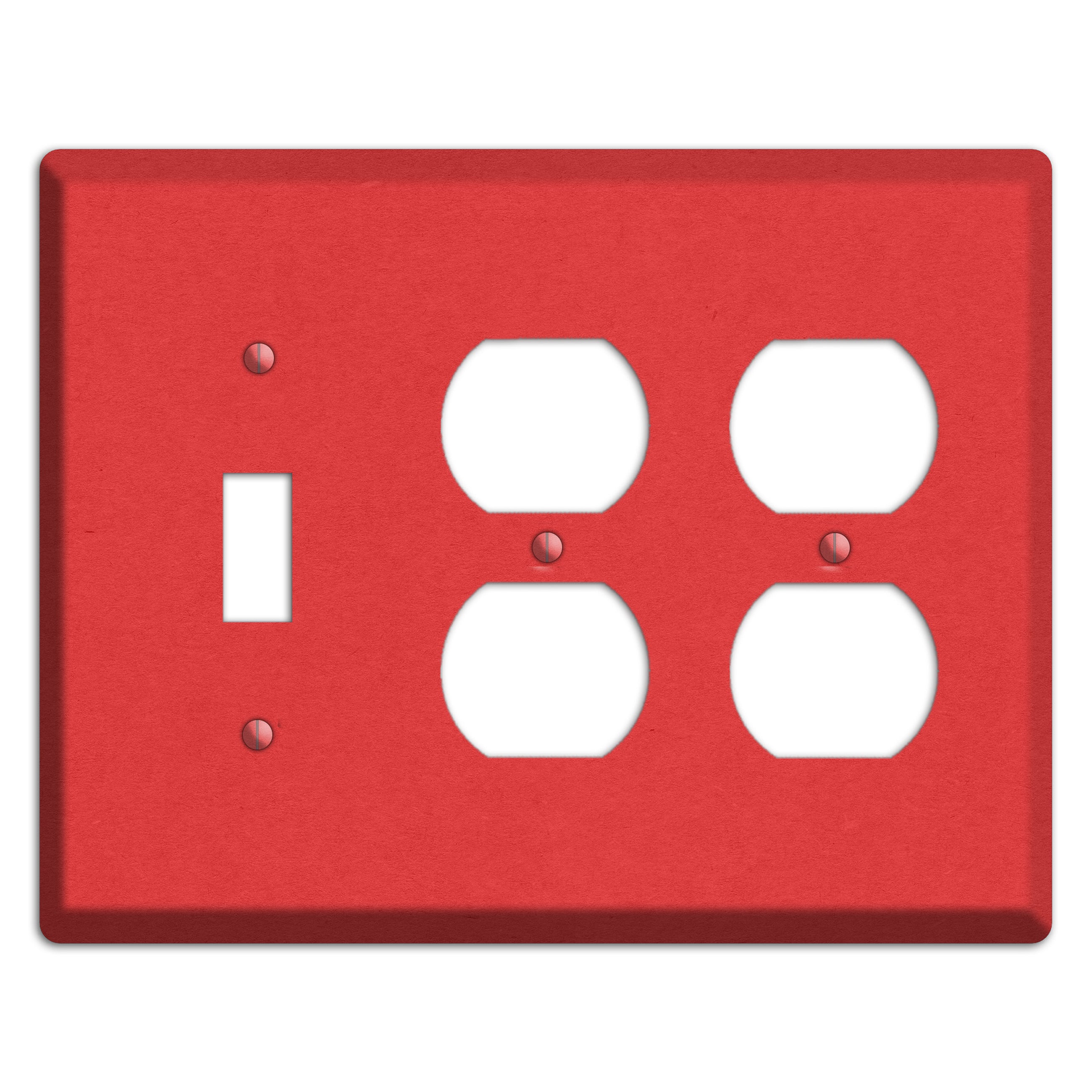 Flamingo Kraft Toggle / 2 Duplex Wallplate