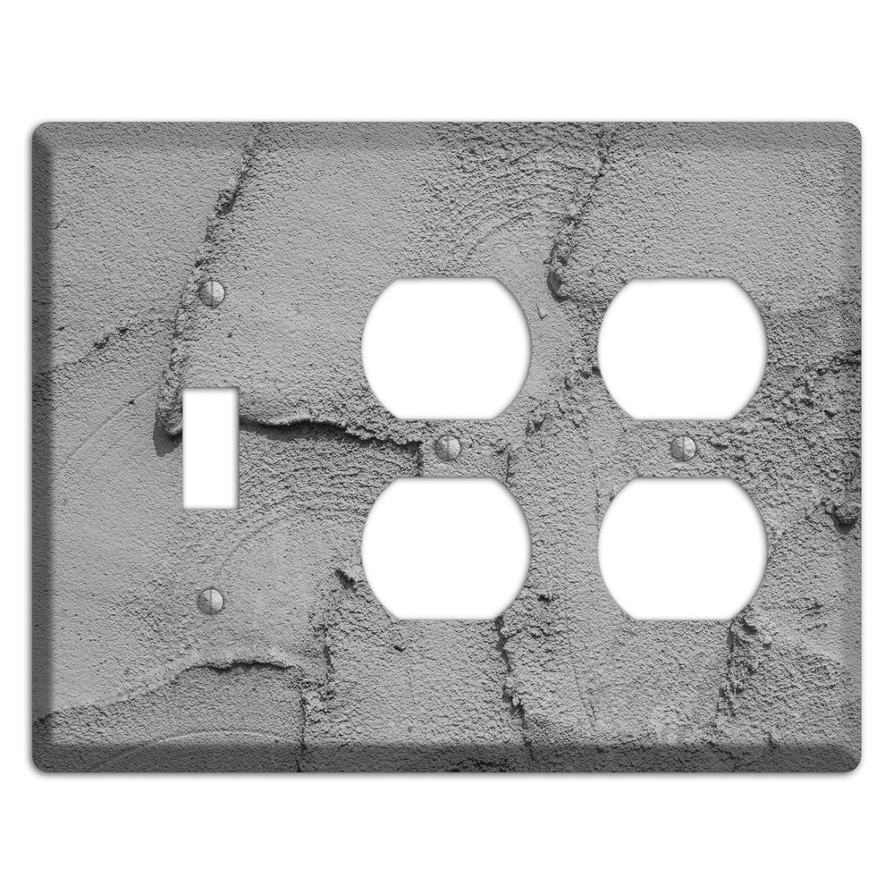 Plaster 7 Toggle / 2 Duplex Wallplate