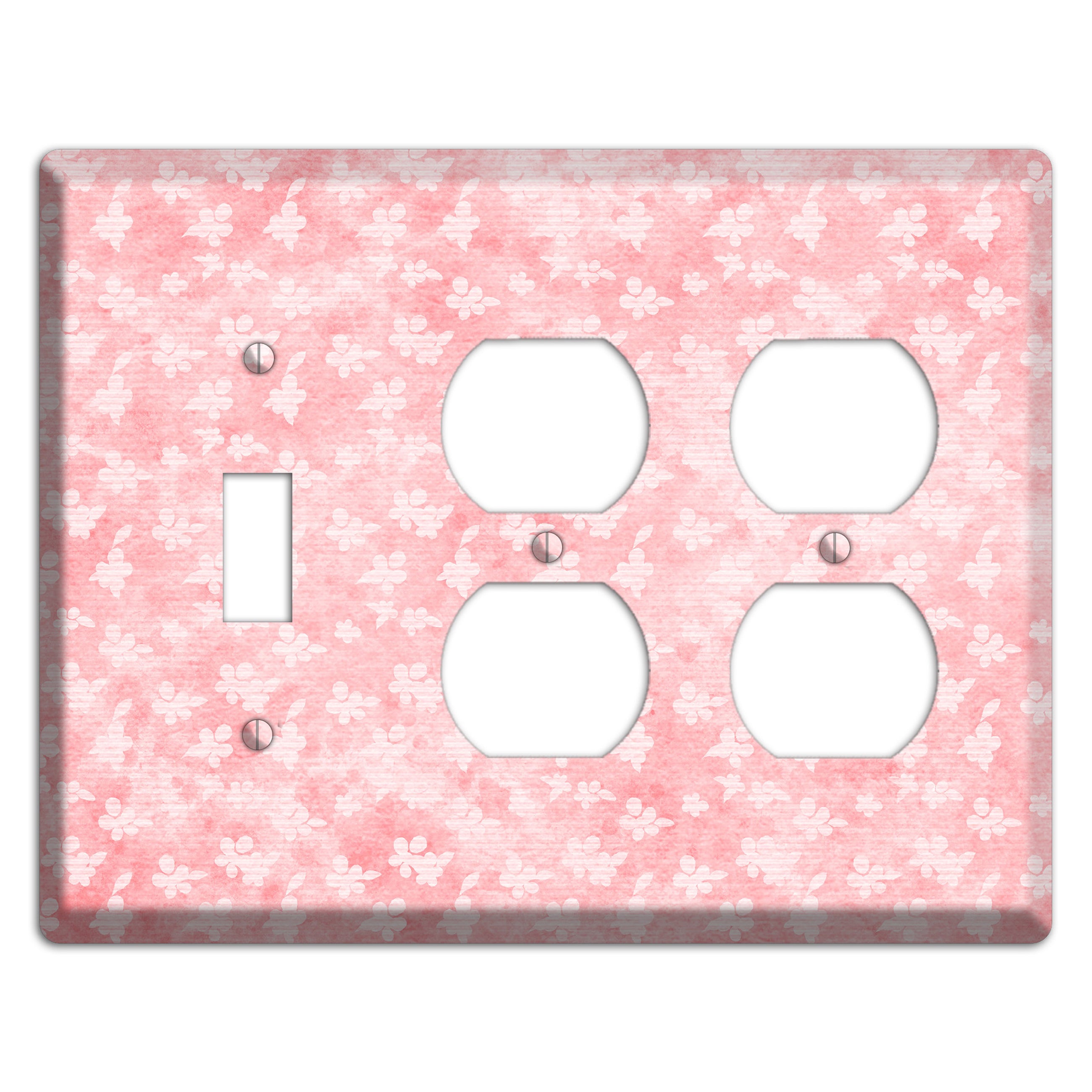 Abbey Soft Coral Toggle / 2 Duplex Wallplate