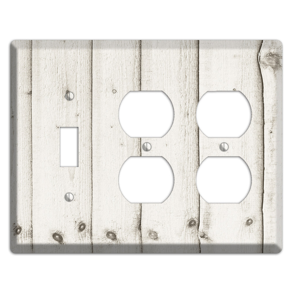 Swirl Antique Toggle / 2 Duplex Wallplate