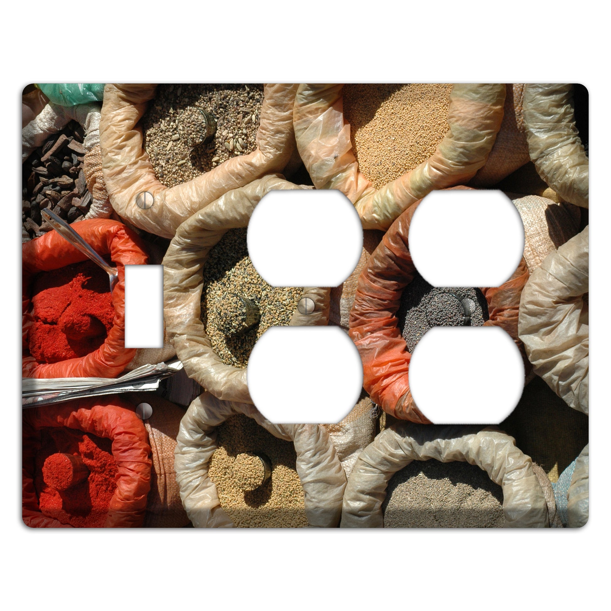 Spices Toggle / 2 Duplex Wallplate