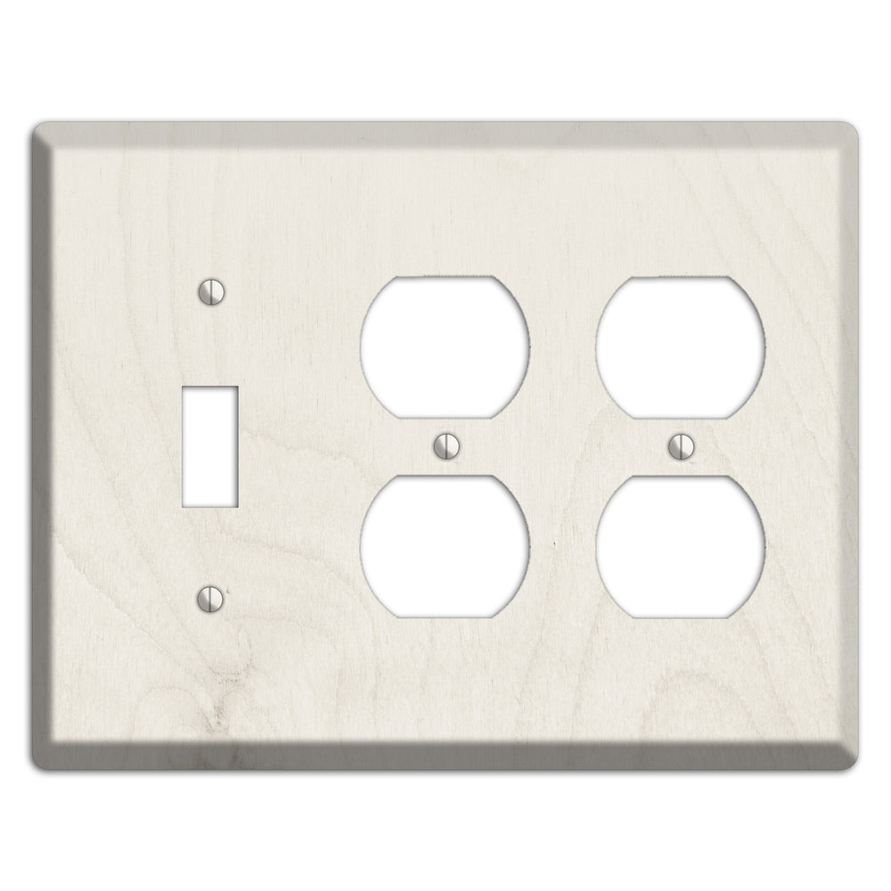 Dawn pink Antique Toggle / 2 Duplex Wallplate