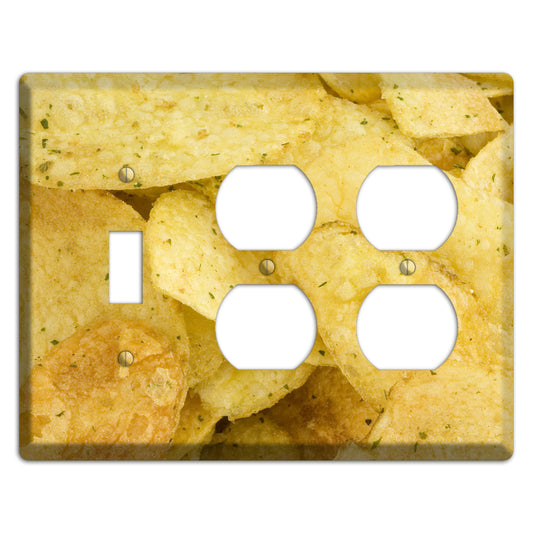 Chips Toggle / 2 Duplex Wallplate