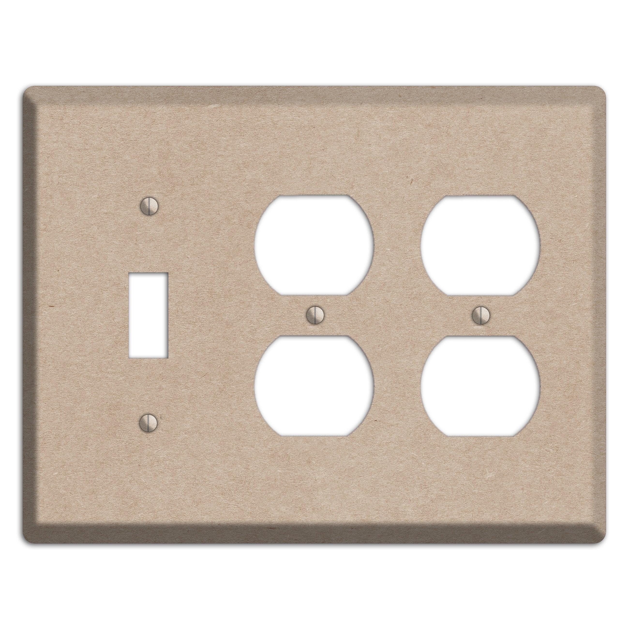 Sandrift Kraft Toggle / 2 Duplex Wallplate