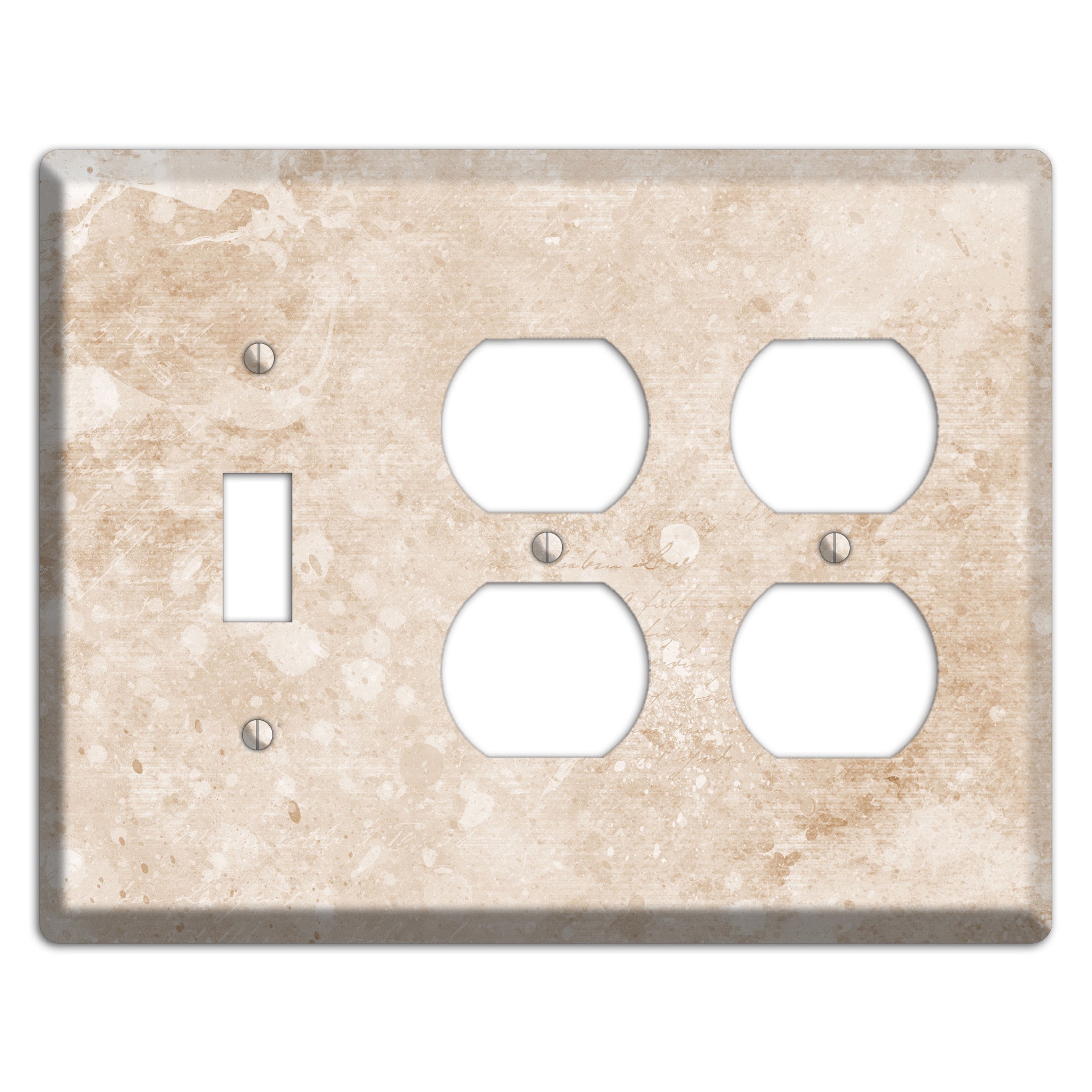 Logan Whimsical Damask Toggle / 2 Duplex Wallplate