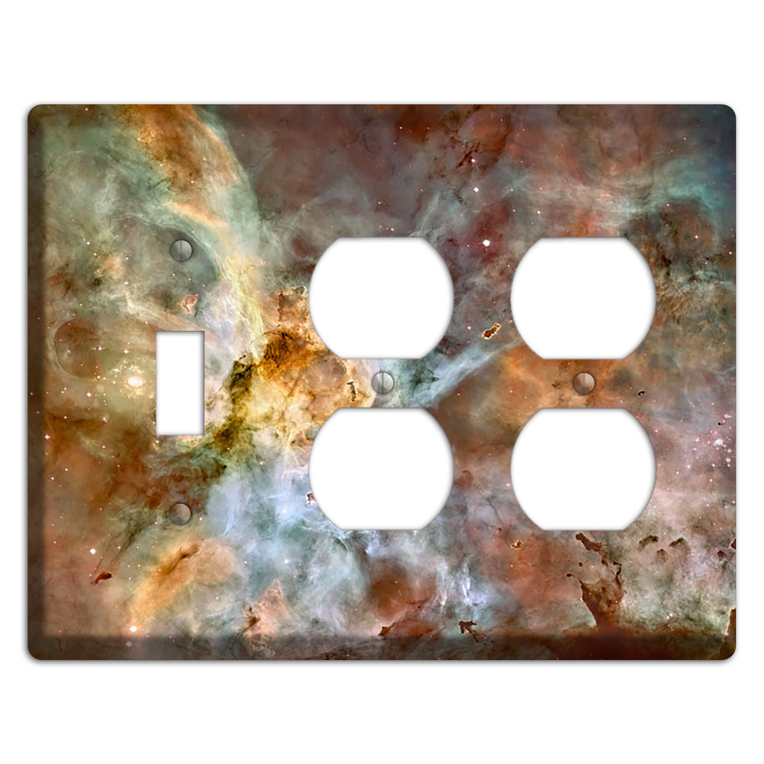 Star birth in the extreme Toggle / 2 Duplex Wallplate