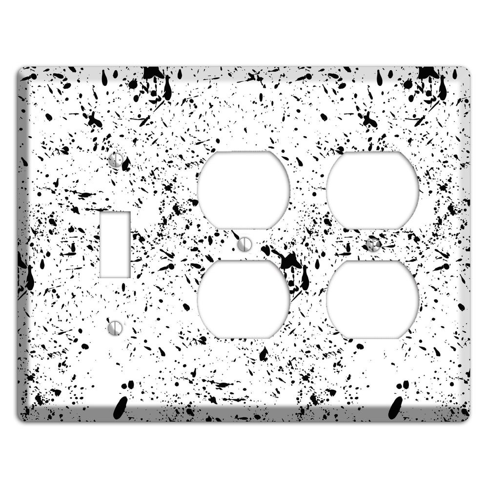 Ink Splash 7 Toggle / 2 Duplex Wallplate