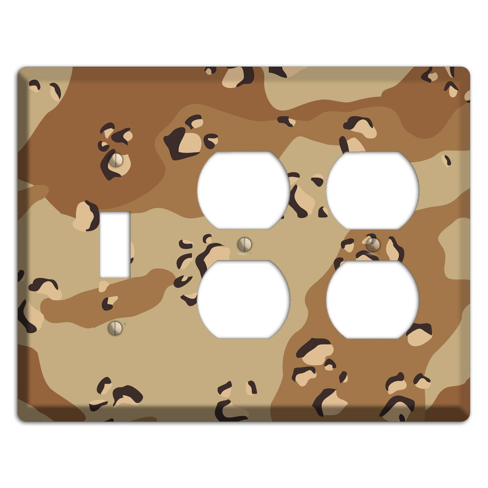 Desert Camo Toggle / 2 Duplex Wallplate