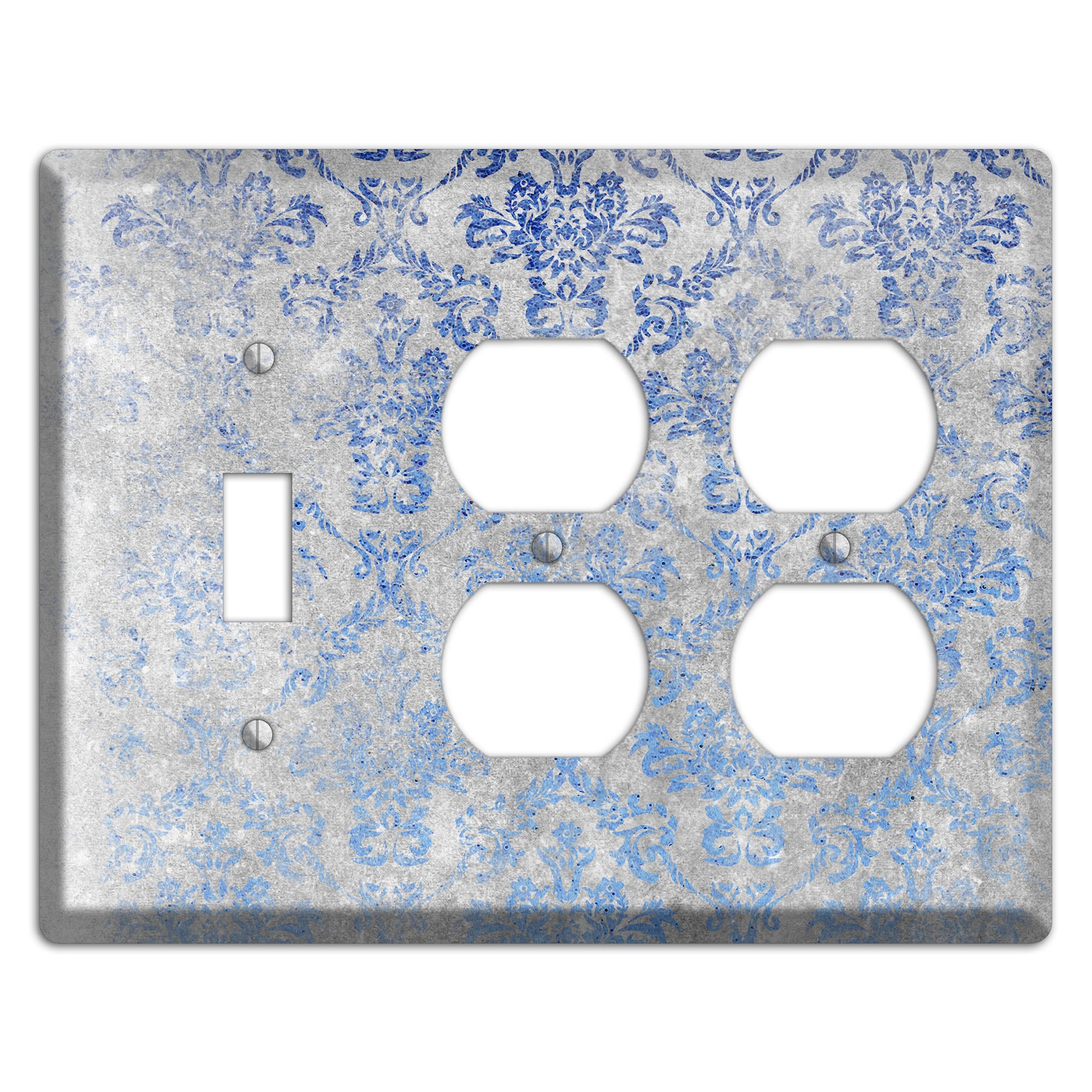 Loblolly Whimsical Damask Toggle / 2 Duplex Wallplate