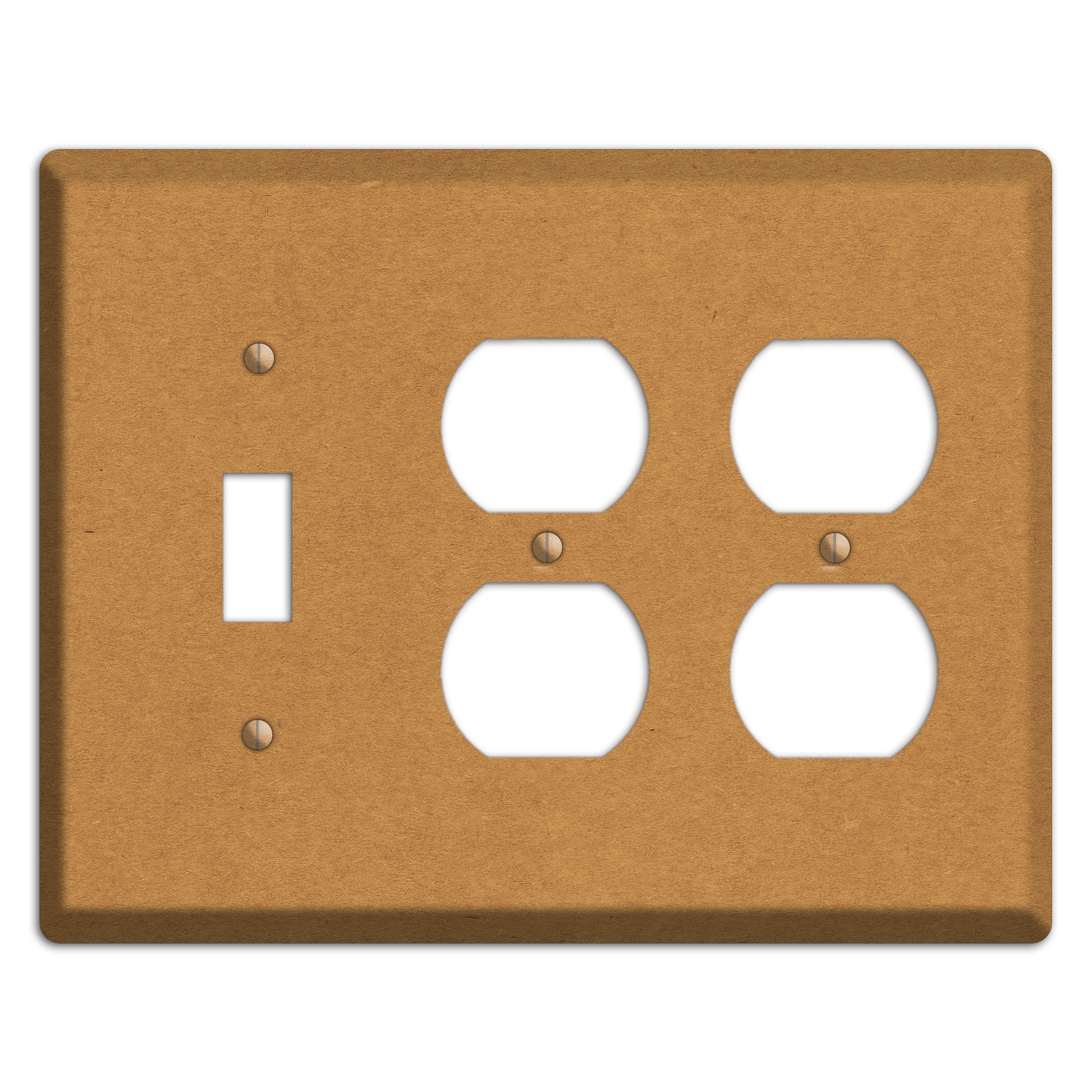 Twine Kraft Toggle / 2 Duplex Wallplate