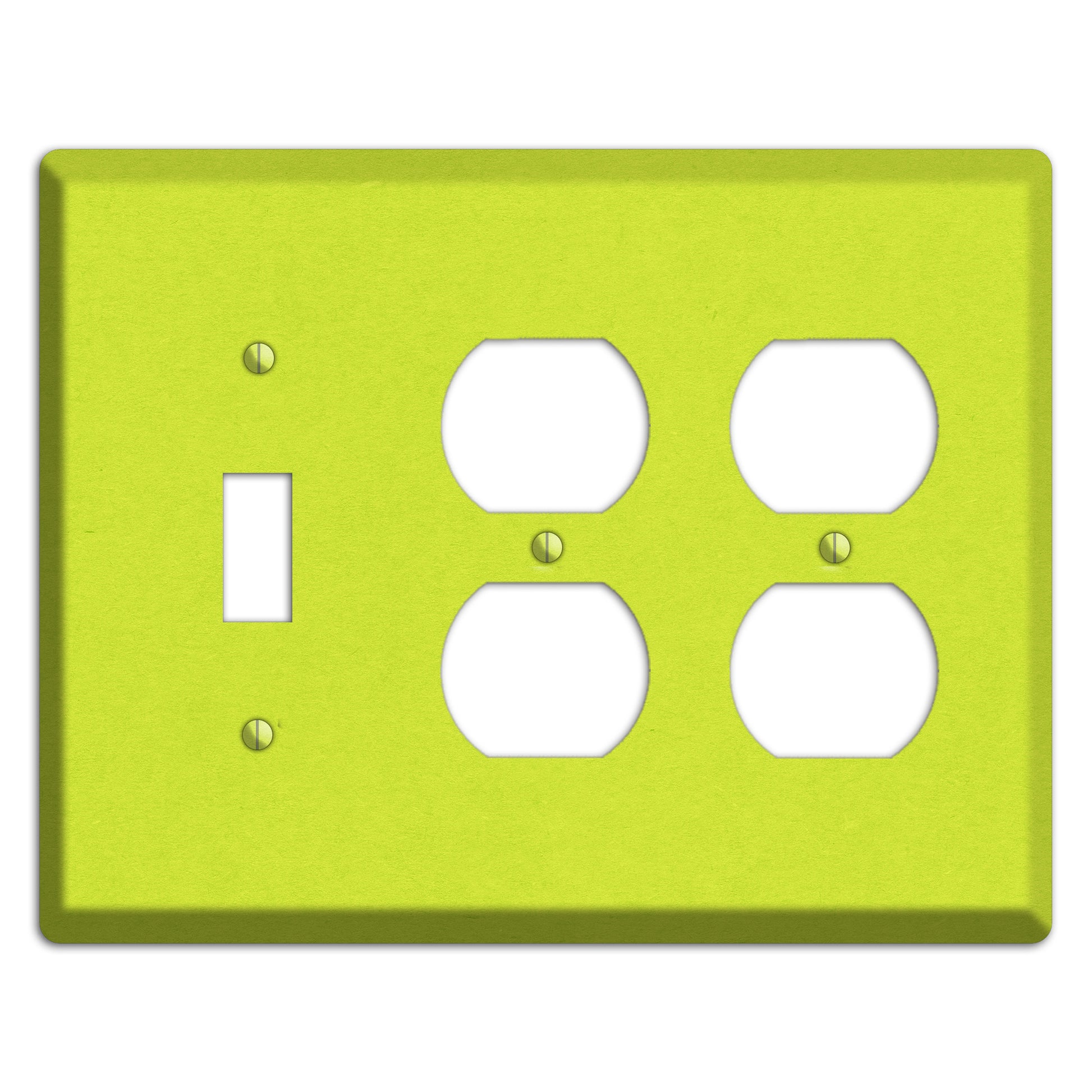 Pear Kraft Toggle / 2 Duplex Wallplate