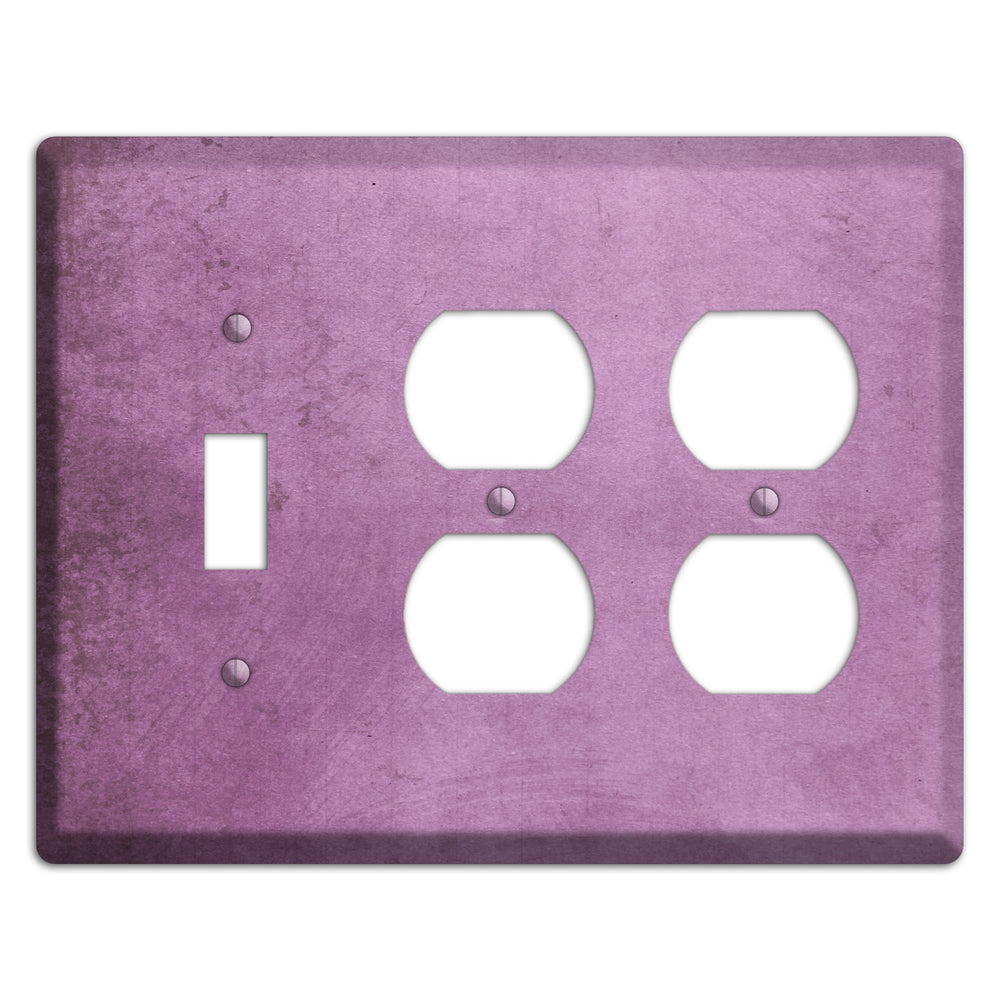Bouquet Vintage Grunge Toggle / 2 Duplex Wallplate