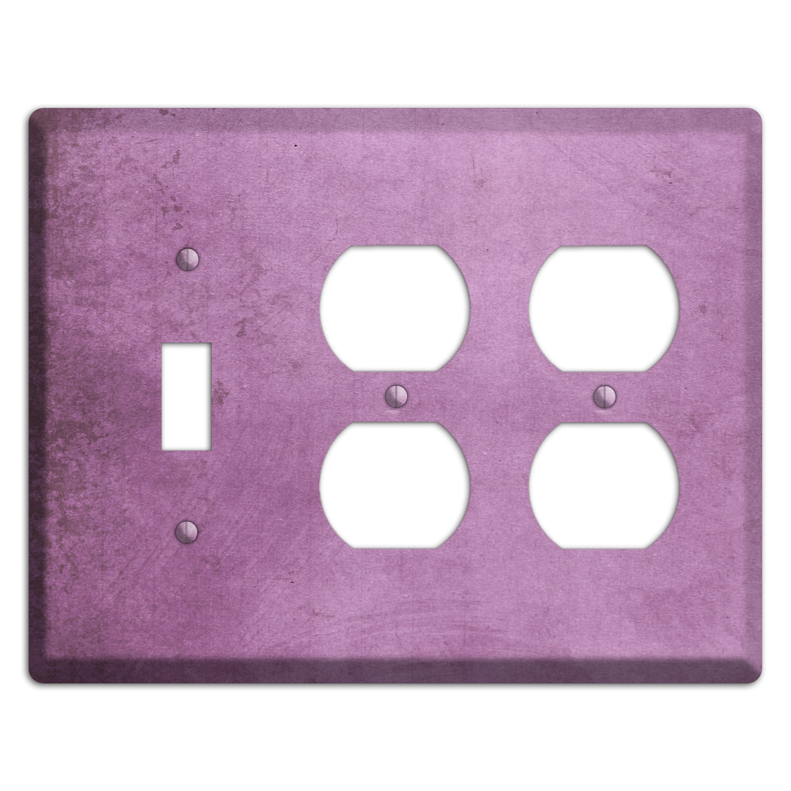 Bouquet Vintage Grunge Toggle / 2 Duplex Wallplate
