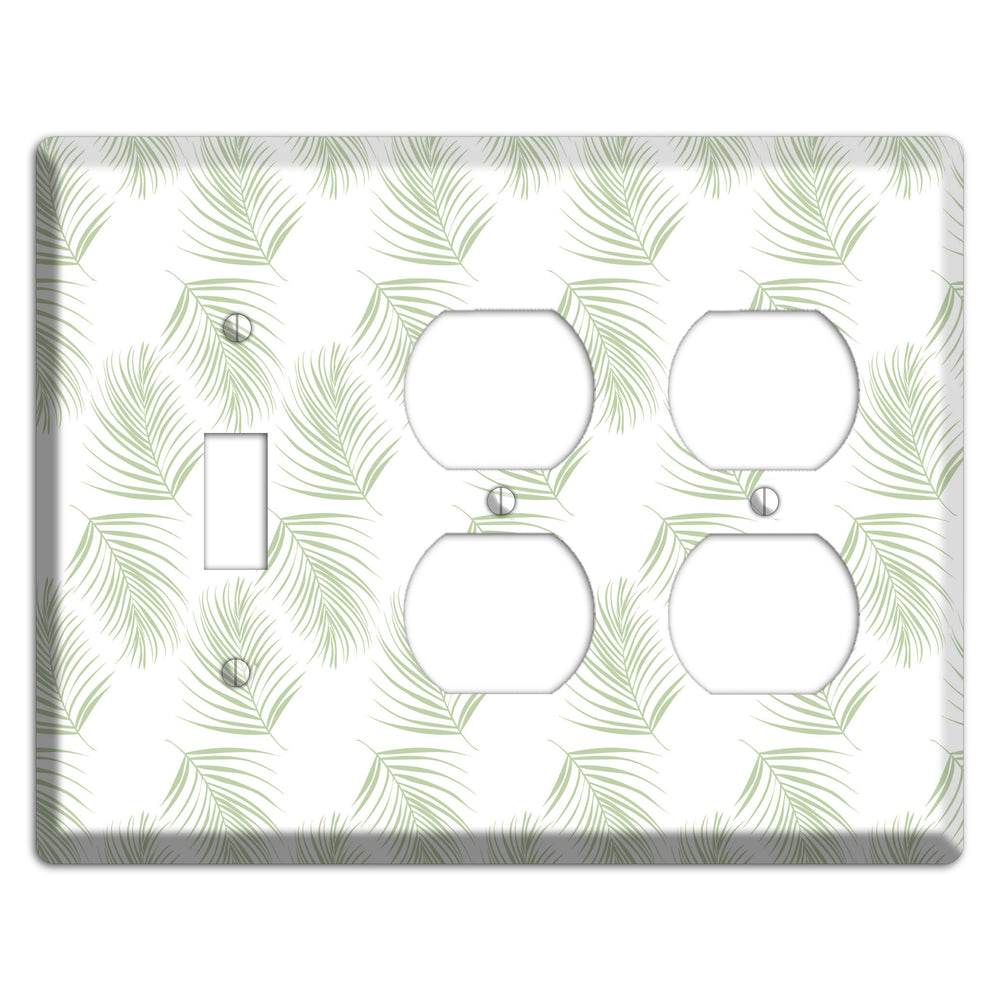 Leaves Style GG Toggle / 2 Duplex Wallplate