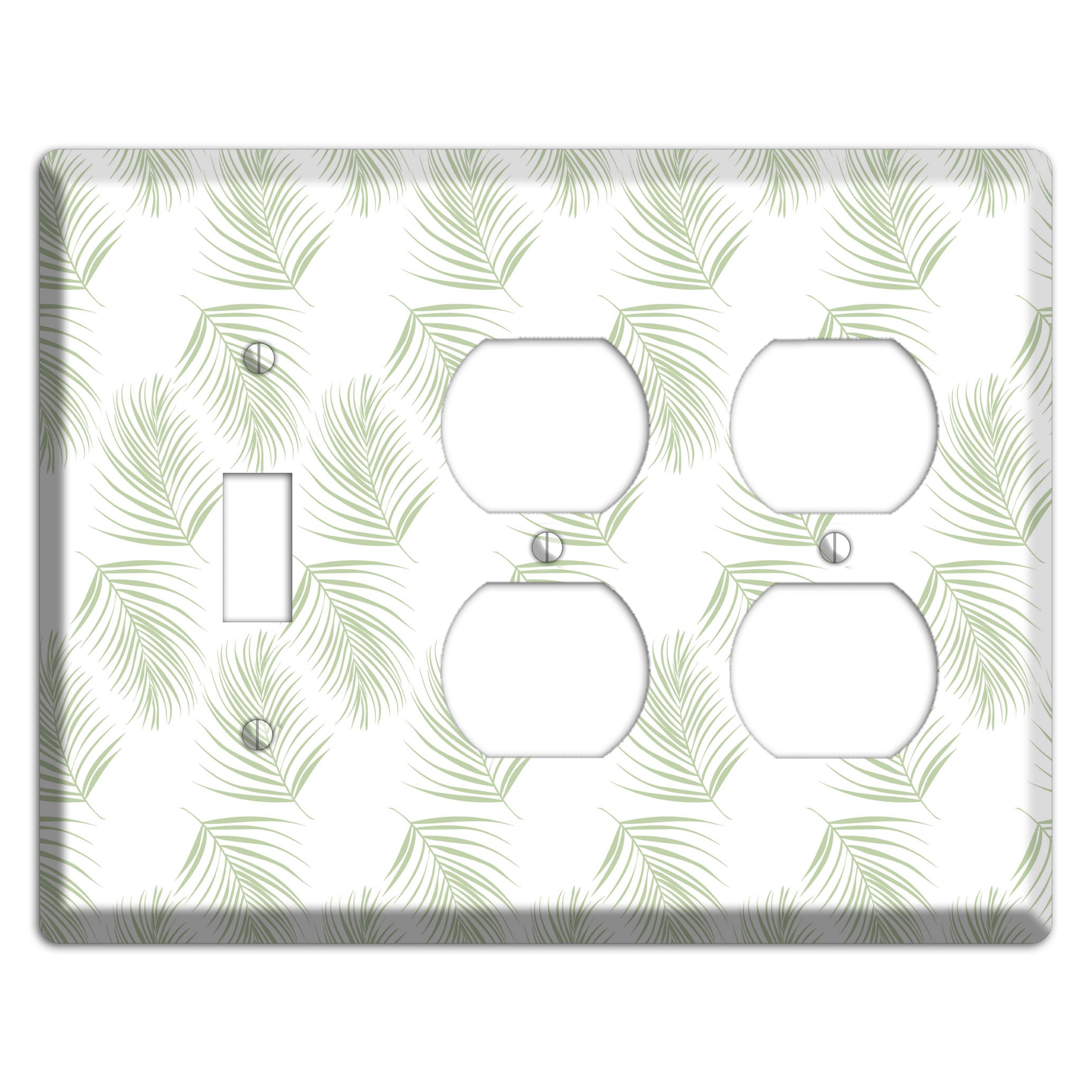 Leaves Style GG Toggle / 2 Duplex Wallplate