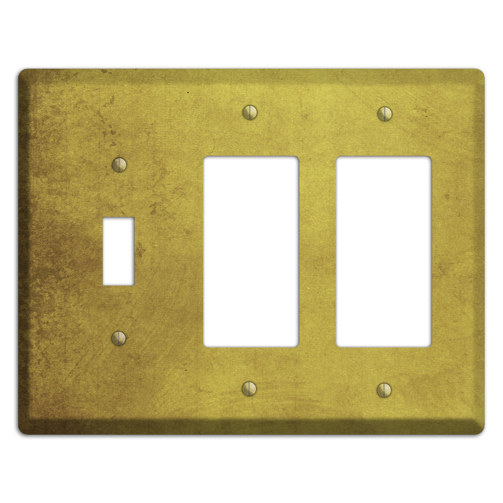 Husk Vintage Grunge Toggle / 2 Rocker Wallplate