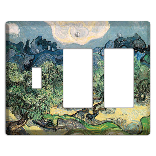 Vincent Van Gogh 5 Toggle / 2 Rocker Wallplate