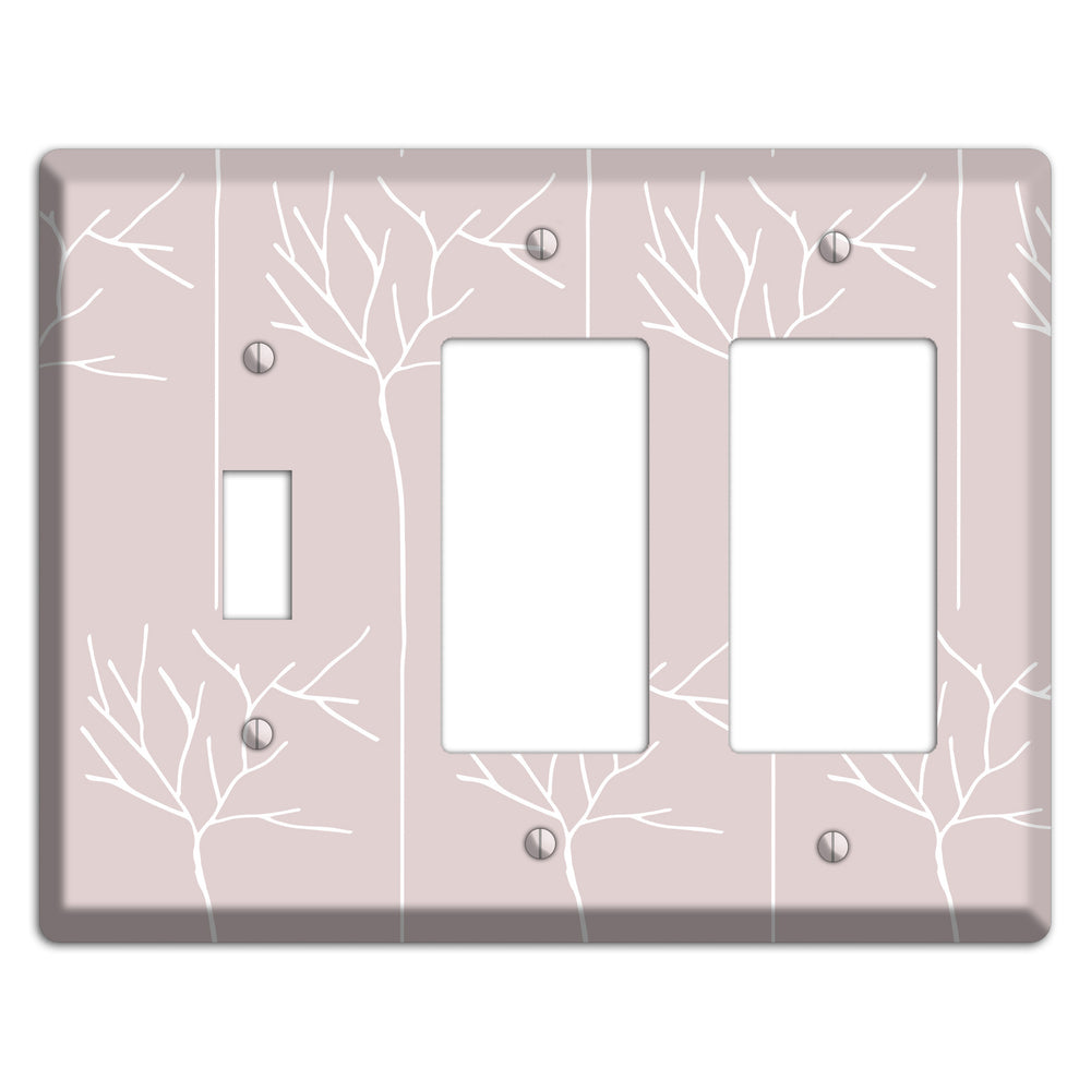Abstract 25 Toggle / 2 Rocker Wallplate