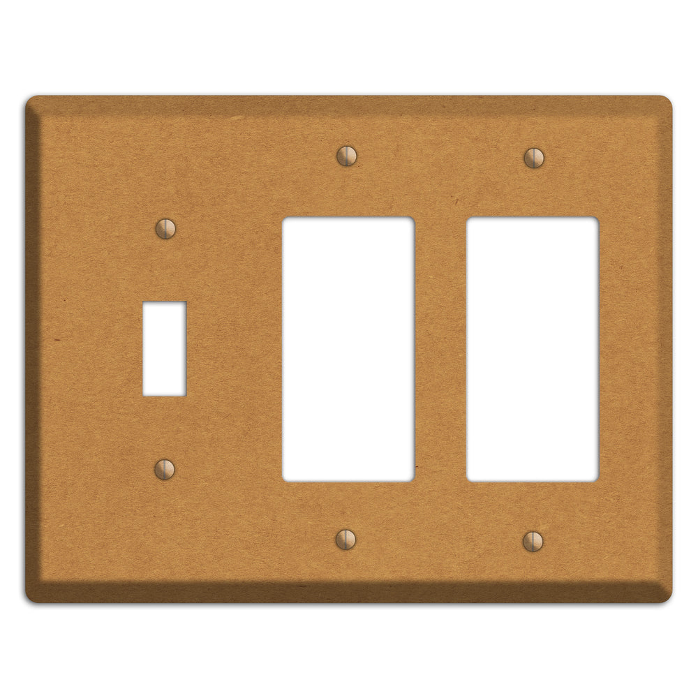 Twine Kraft Toggle / 2 Rocker Wallplate
