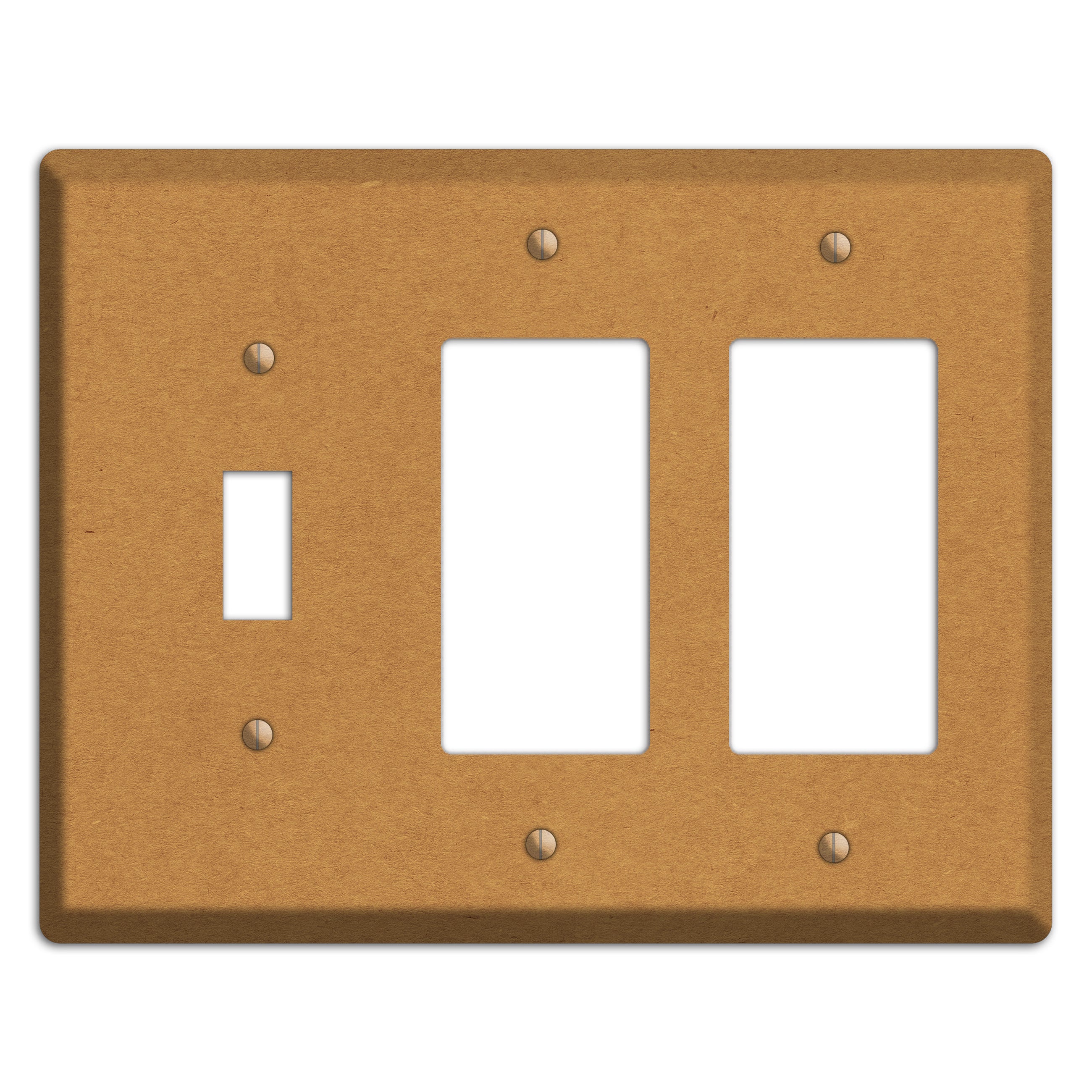 Twine Kraft Toggle / 2 Rocker Wallplate