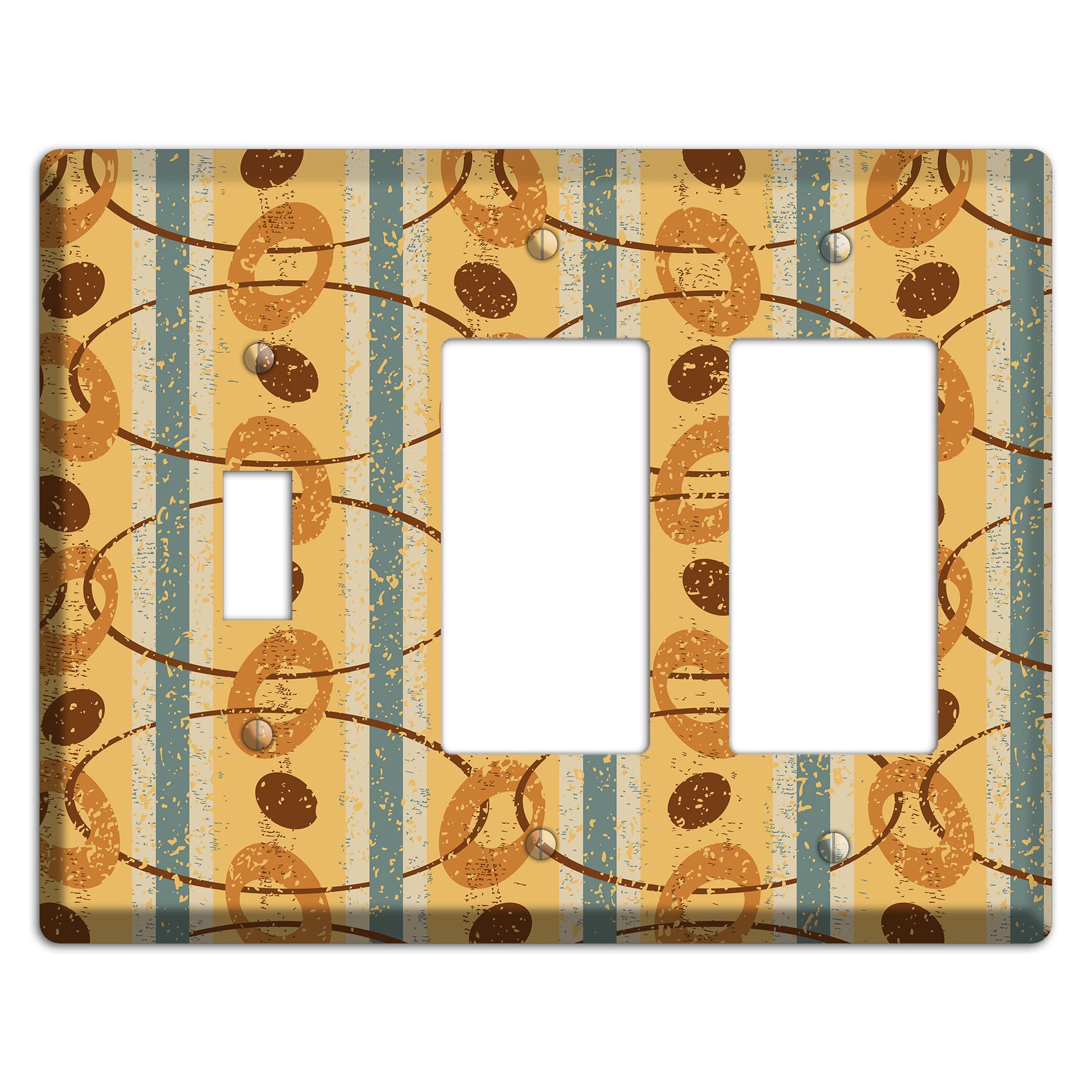 Maple Syrup Toggle / 2 Rocker Wallplate