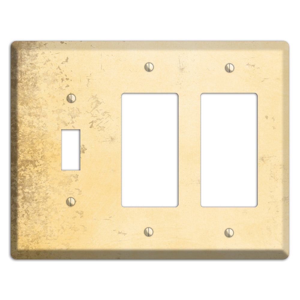 Astra Vintage Grunge Toggle / 2 Rocker Wallplate