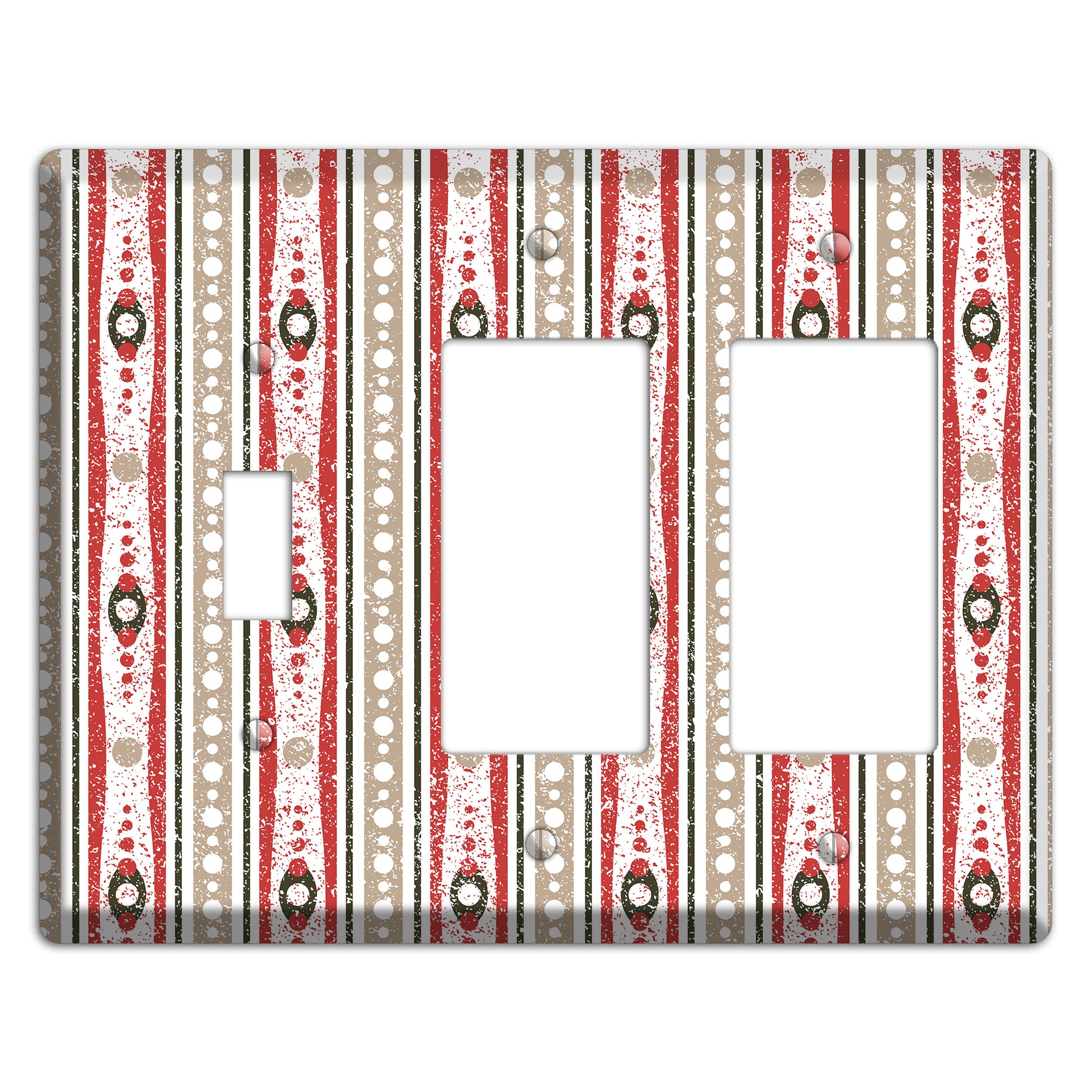 Cherry Cake Toggle / 2 Rocker Wallplate