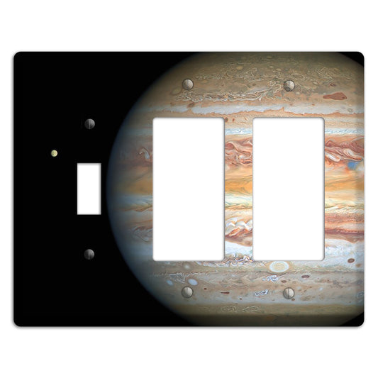 Hubble's View of Jupiter and Europa Toggle / 2 Rocker Wallplate