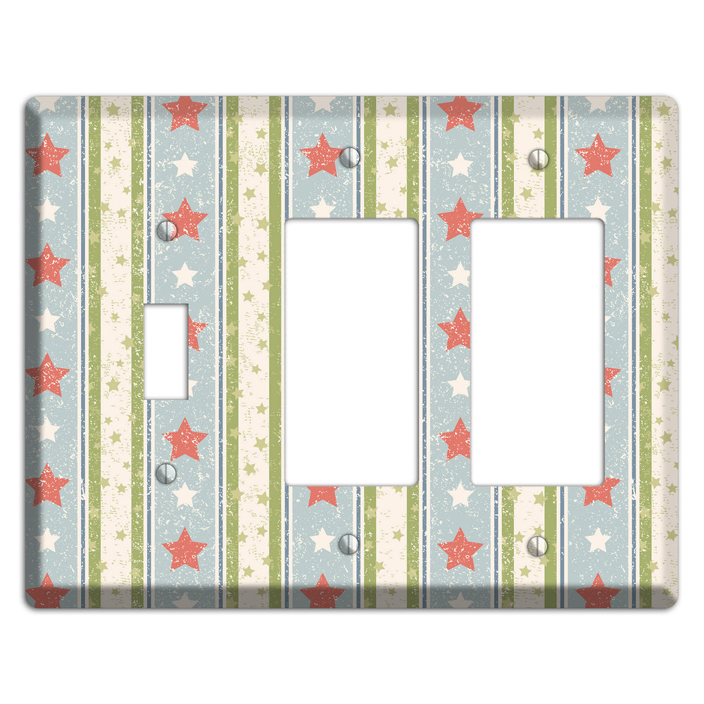 Christmas Morning Toggle / 2 Rocker Wallplate