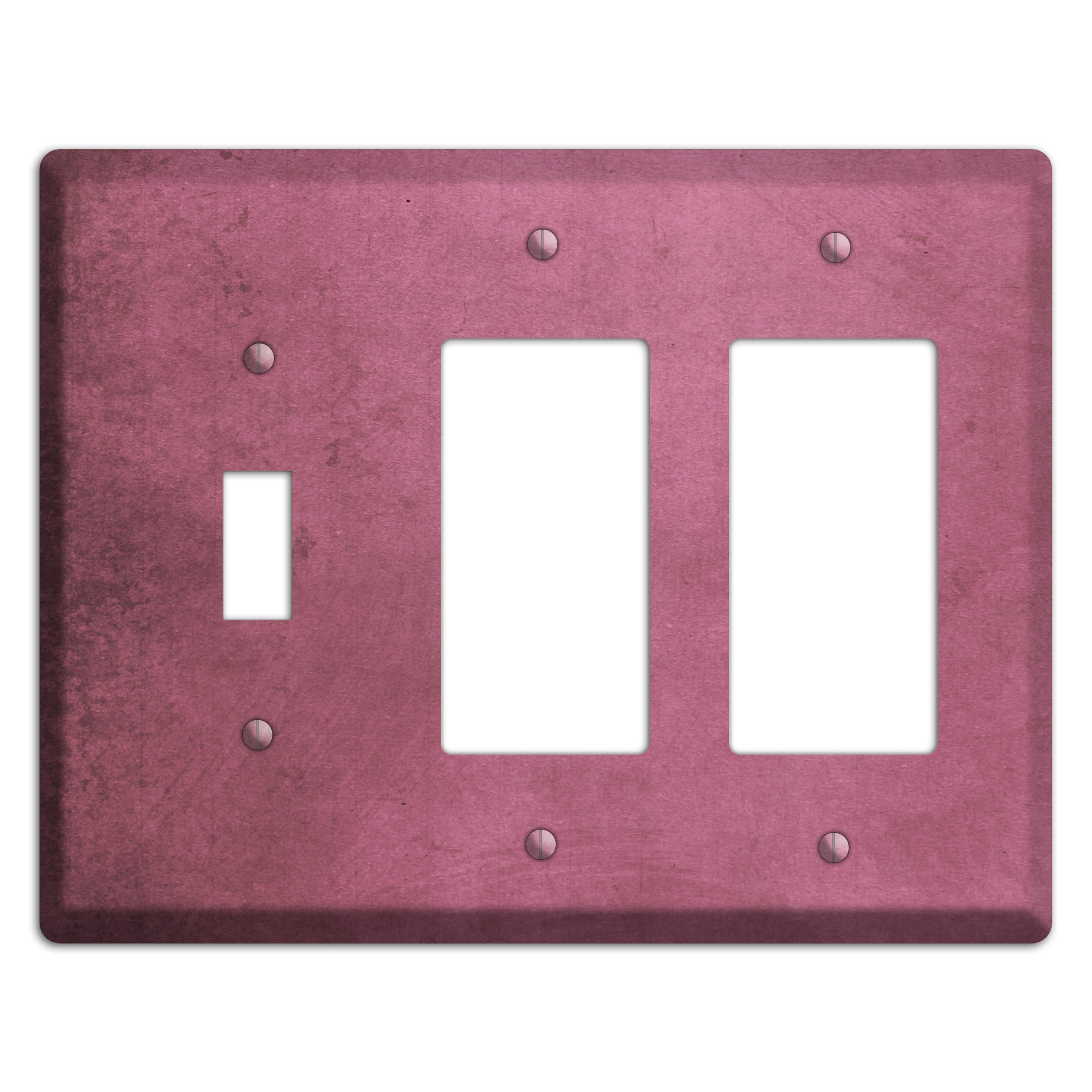 Coral Tree Vintage Grunge Toggle / 2 Rocker Wallplate