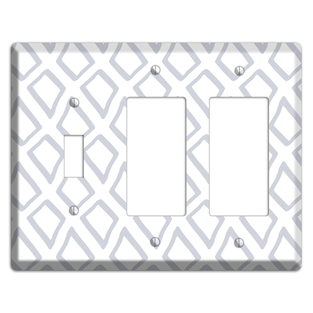 Abstract 29 Toggle / 2 Rocker Wallplate