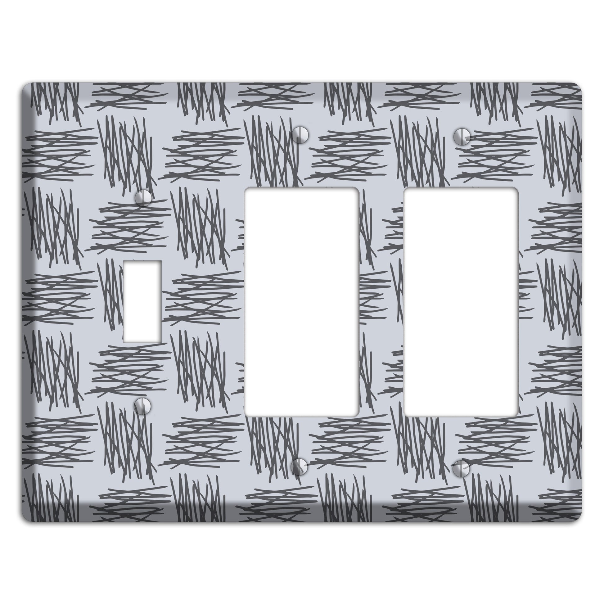 Abstract 10 Toggle / 2 Rocker Wallplate