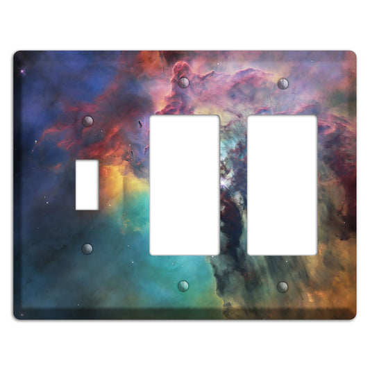 Lagoon Nebula Toggle / 2 Rocker Wallplate