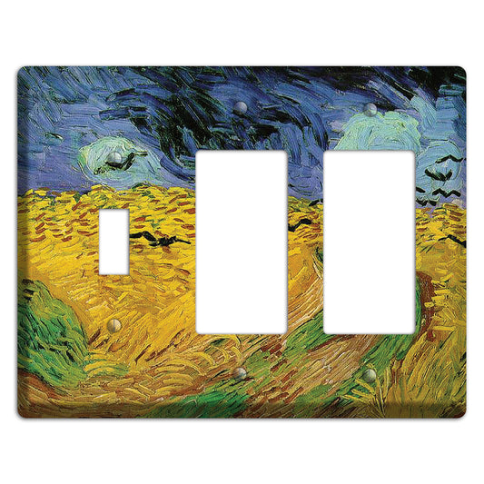 Vincent Van Gogh 6 Toggle / 2 Rocker Wallplate