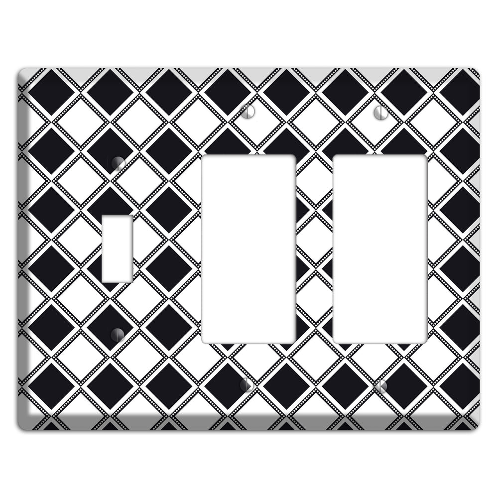 Moroccan 14 Toggle / 2 Rocker Wallplate