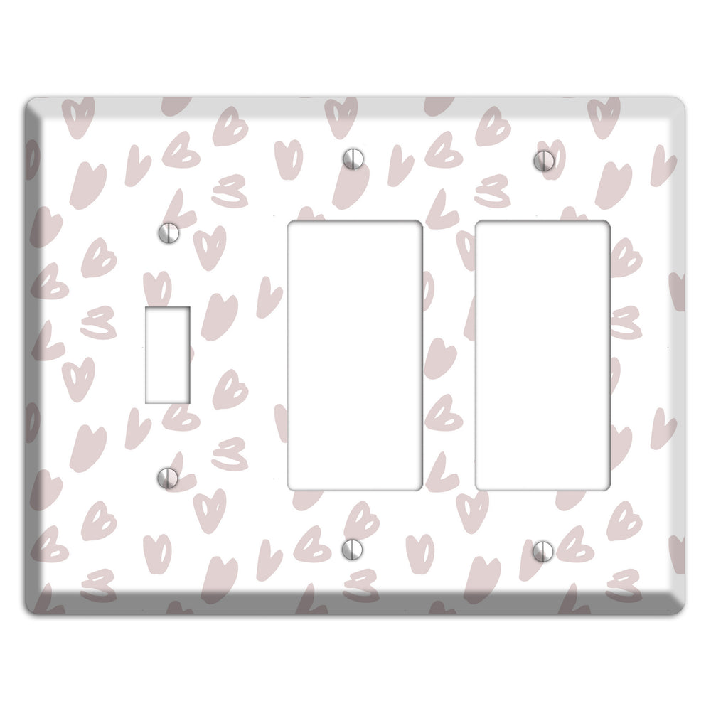Abstract 21 Toggle / 2 Rocker Wallplate