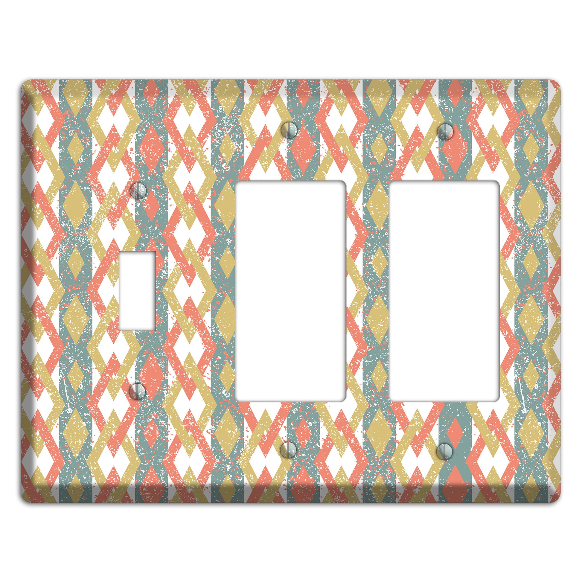 Misty Kailash Toggle / 2 Rocker Wallplate