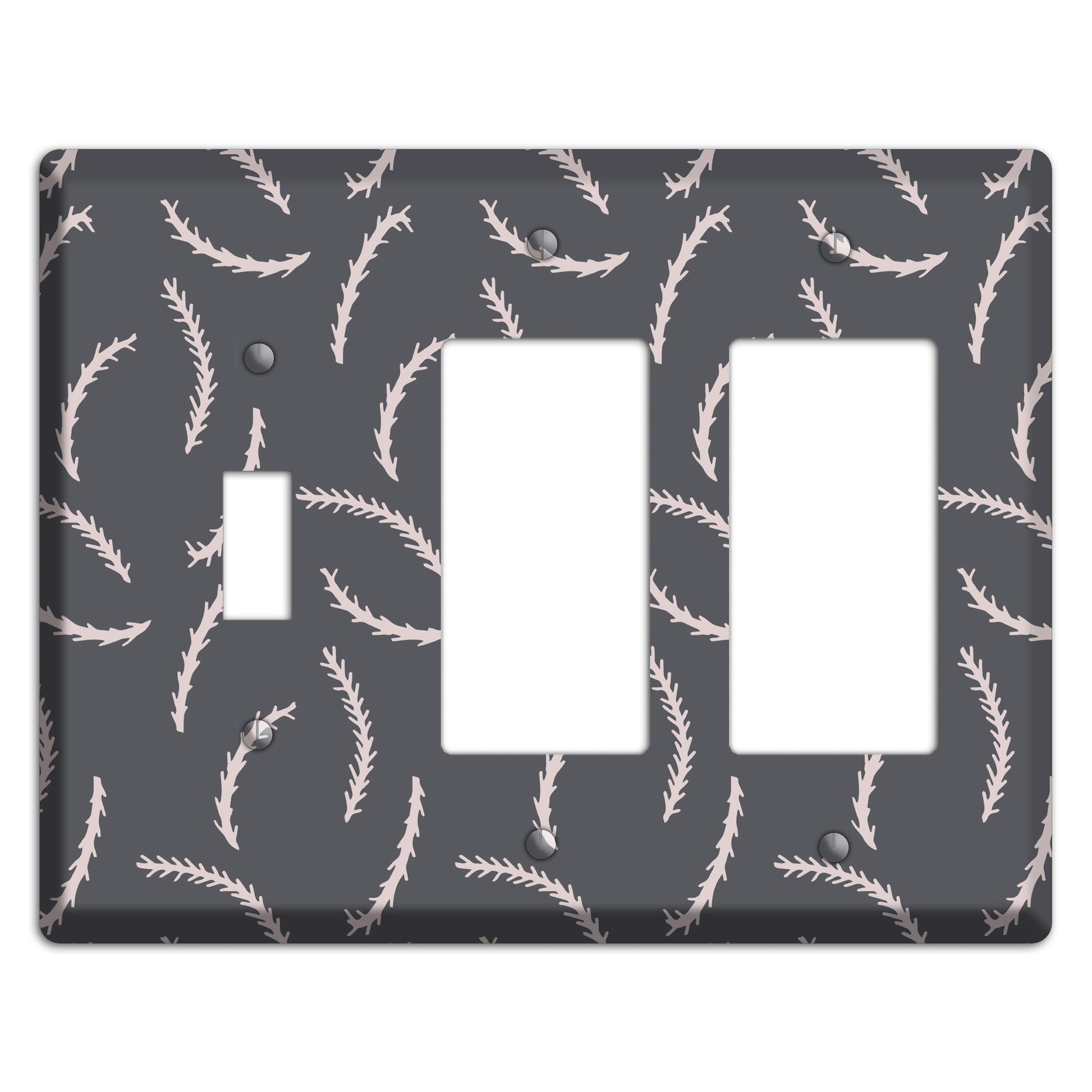 Abstract 23 Toggle / 2 Rocker Wallplate