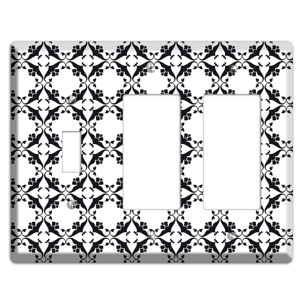 Moroccan 12 Toggle / 2 Rocker Wallplate