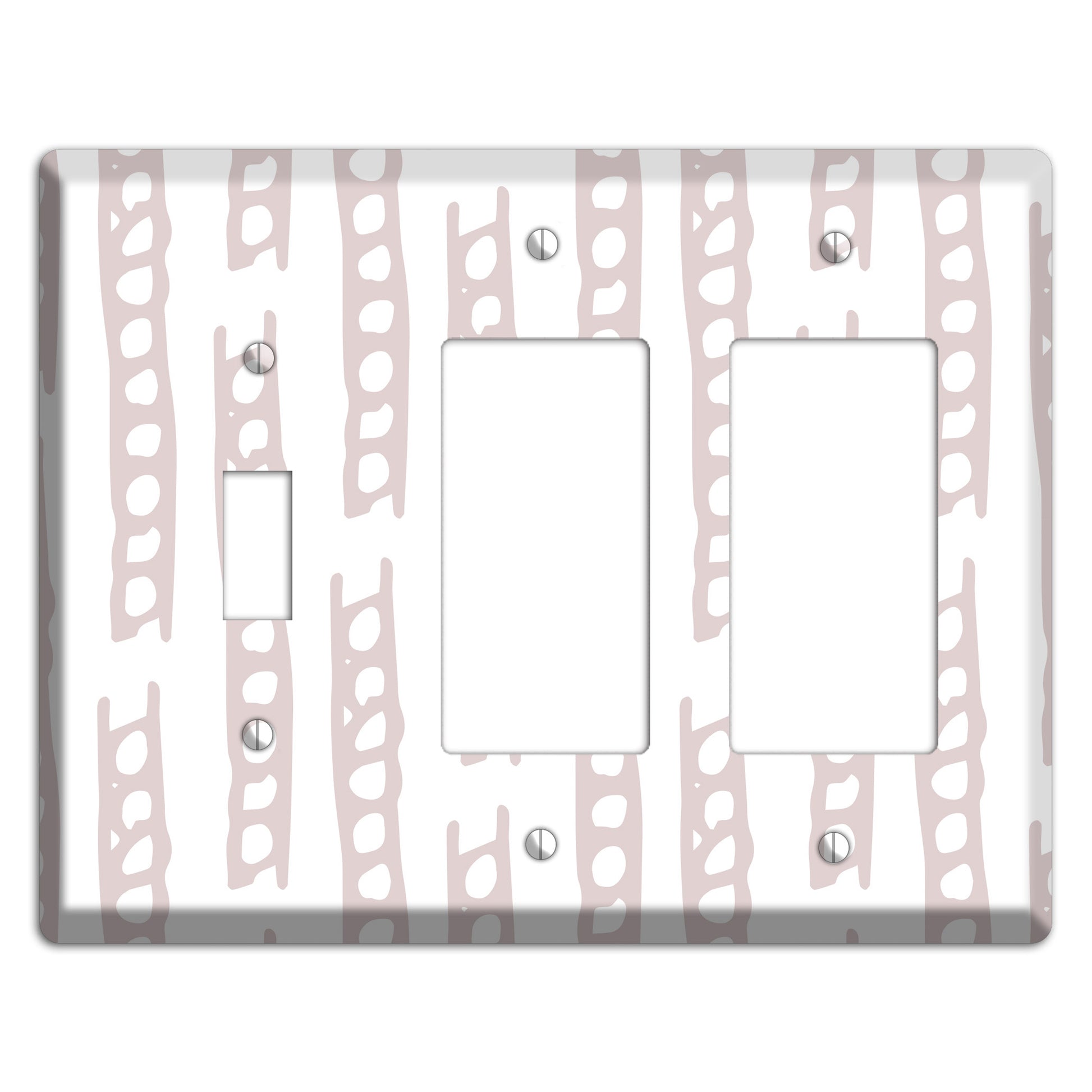 Abstract 27 Toggle / 2 Rocker Wallplate