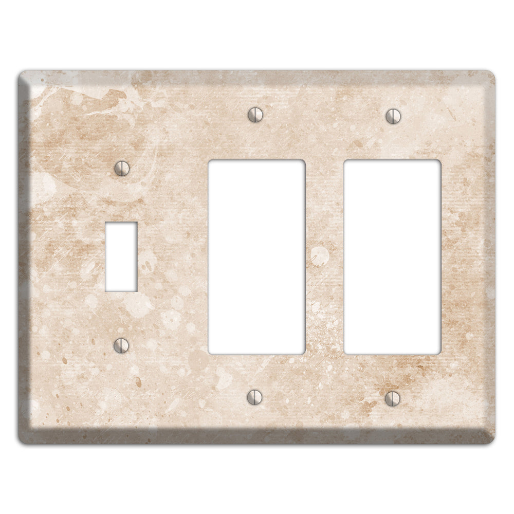 Logan Whimsical Damask Toggle / 2 Rocker Wallplate
