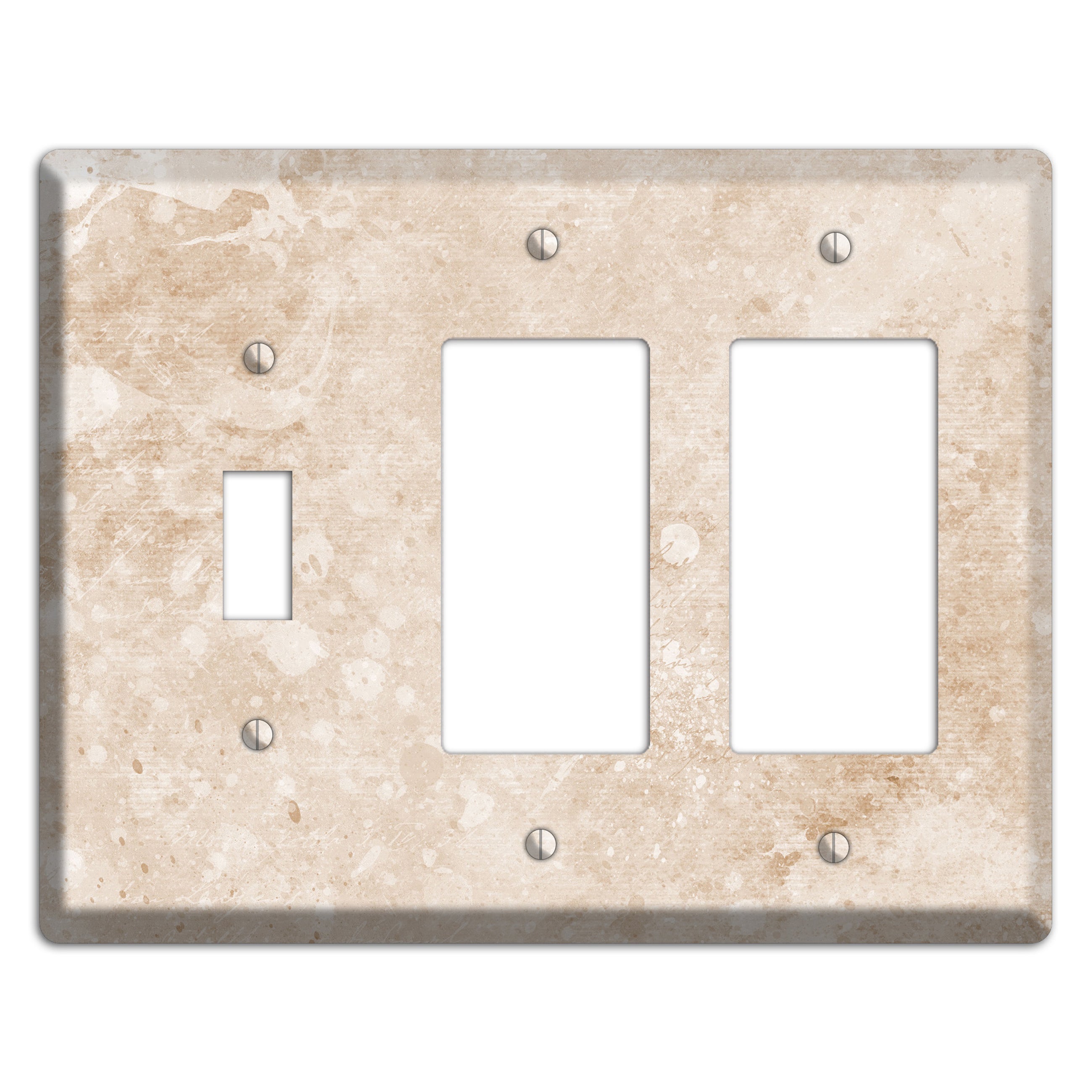 Logan Whimsical Damask Toggle / 2 Rocker Wallplate