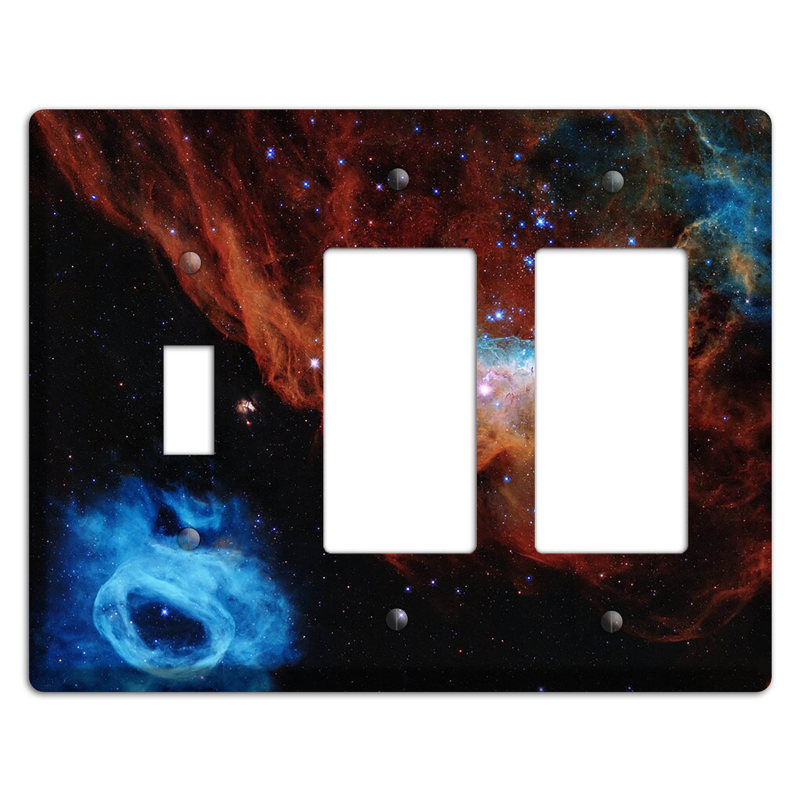 Tapestry of Blazing Starbirth Toggle / 2 Rocker Wallplate
