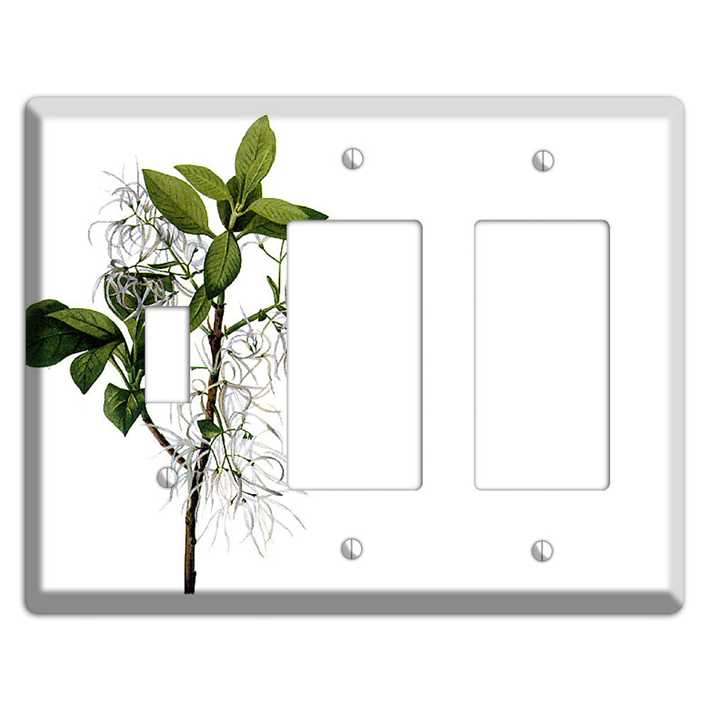 Chionathus Virginiana Toggle / 2 Rocker Wallplate