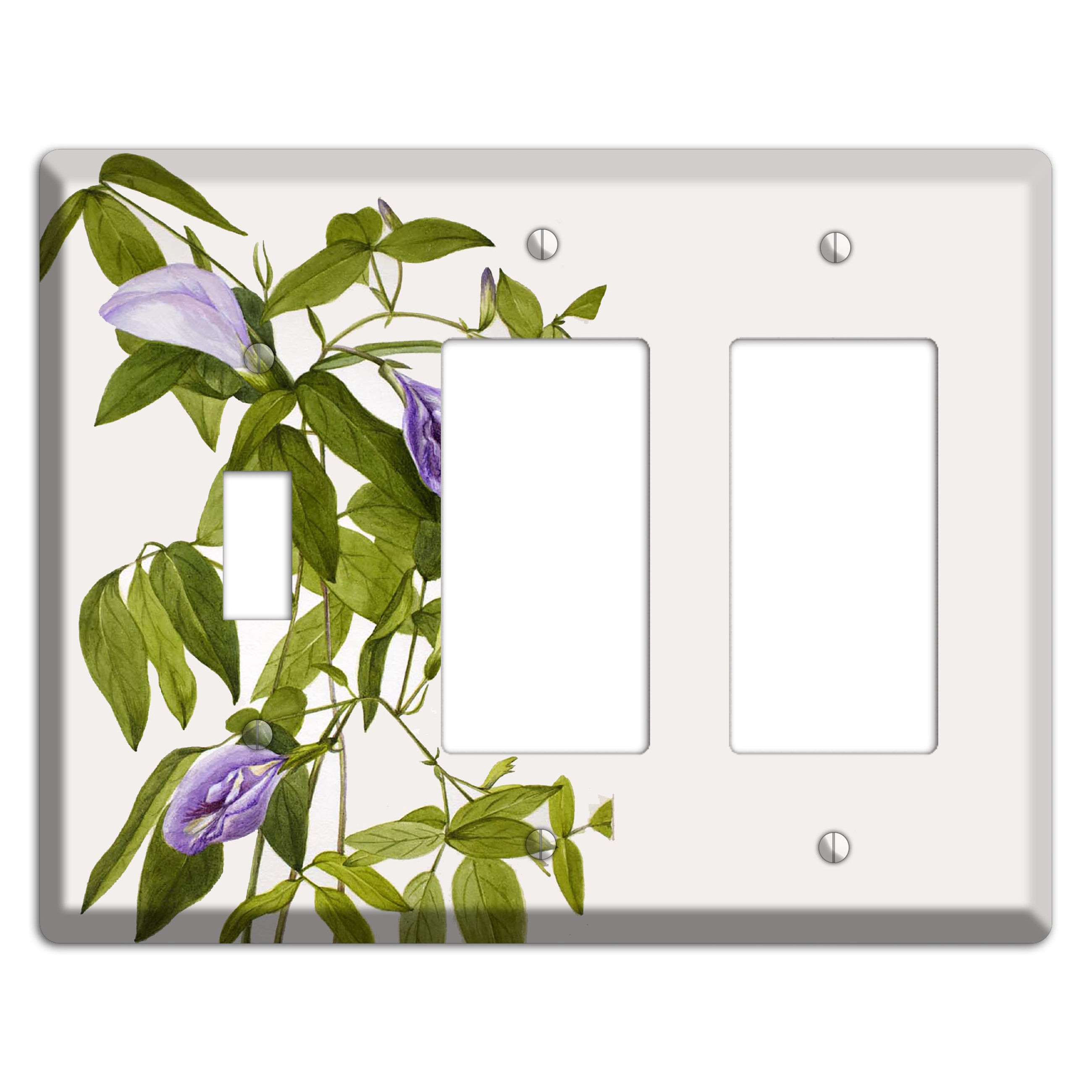 Clitoria Mariana Toggle / 2 Rocker Wallplate