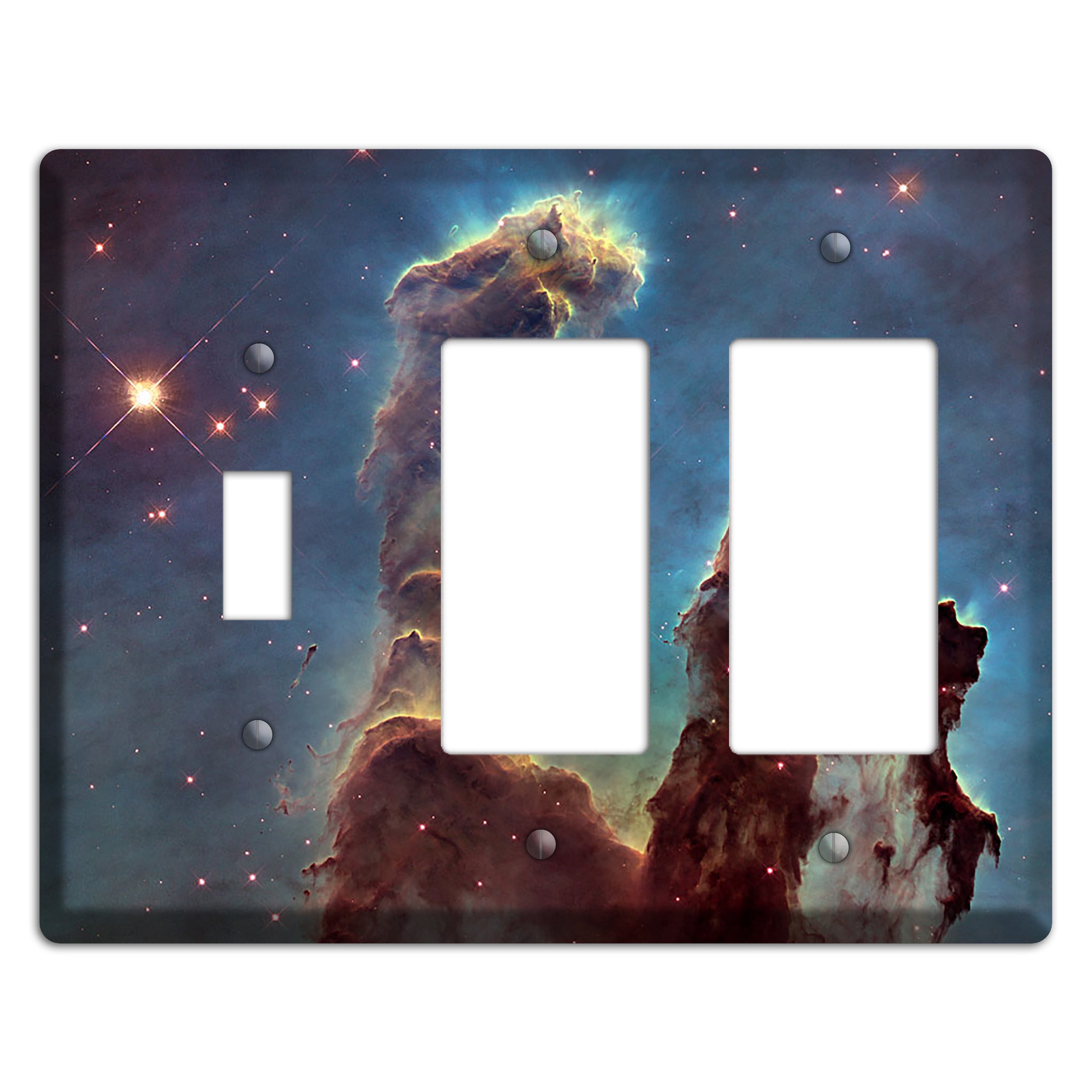 Pillars of Creation Toggle / 2 Rocker Wallplate