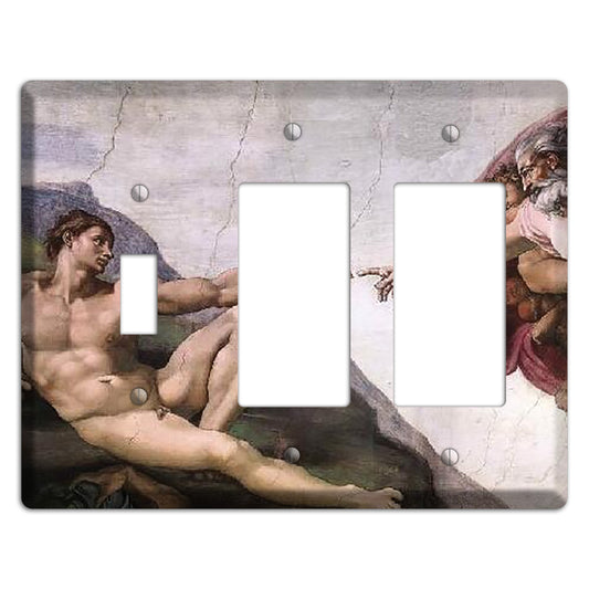 Michelangelo 1 Toggle / 2 Rocker Wallplate