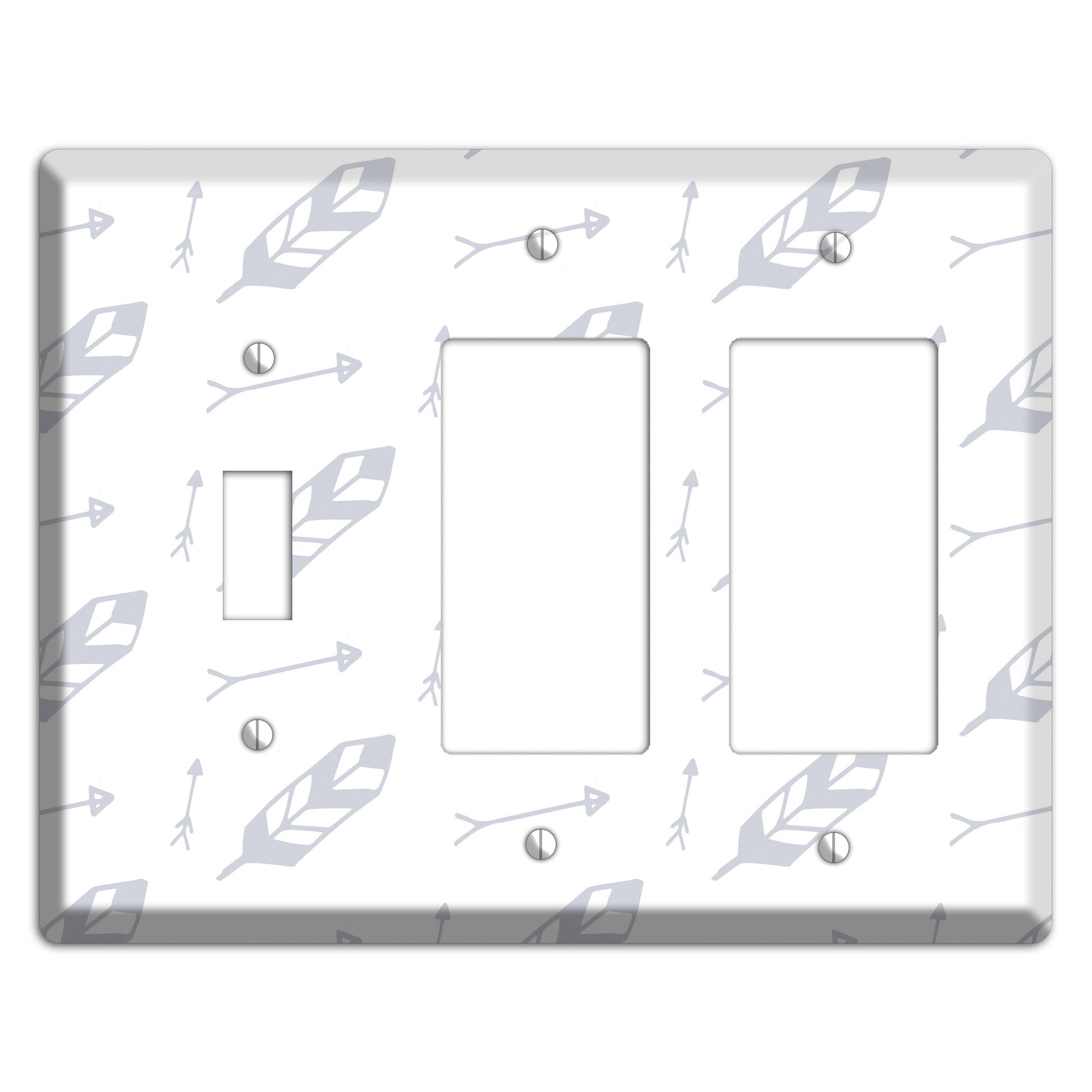 Abstract 22 Toggle / 2 Rocker Wallplate