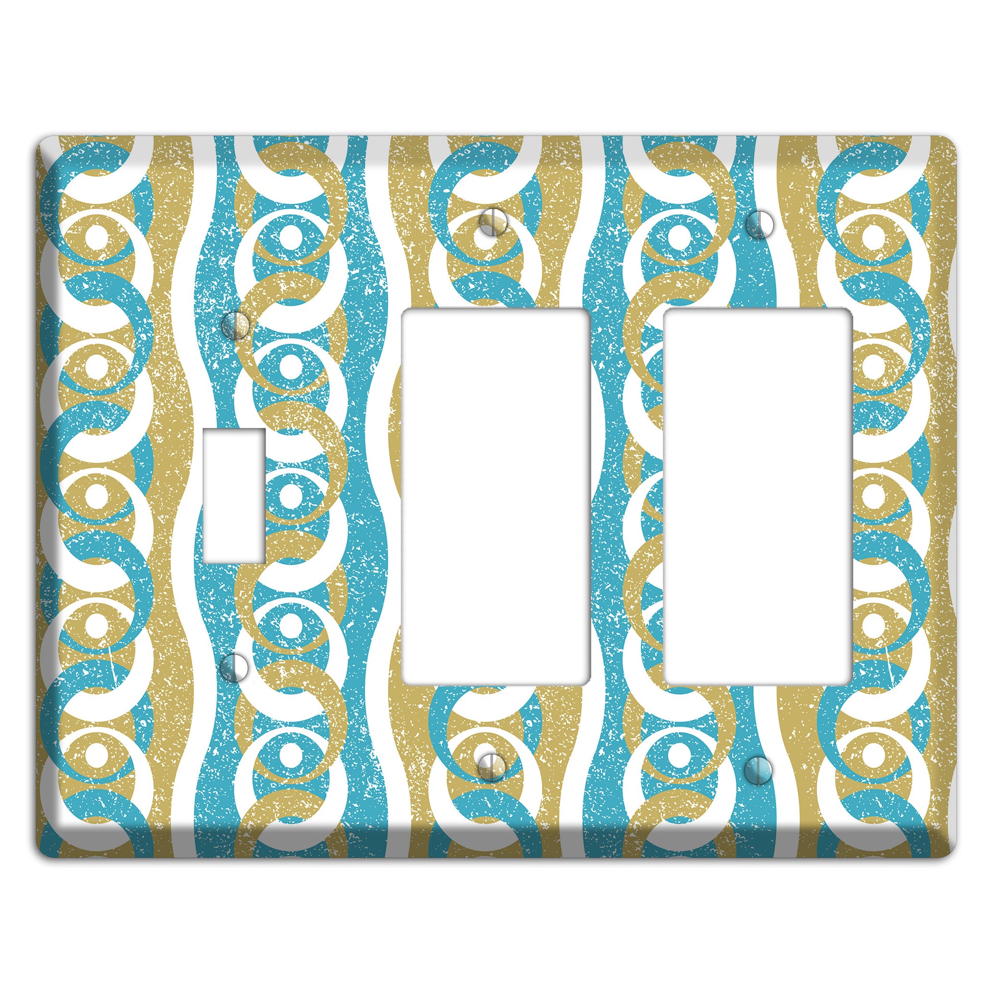 Sweet Morning Toggle / 2 Rocker Wallplate