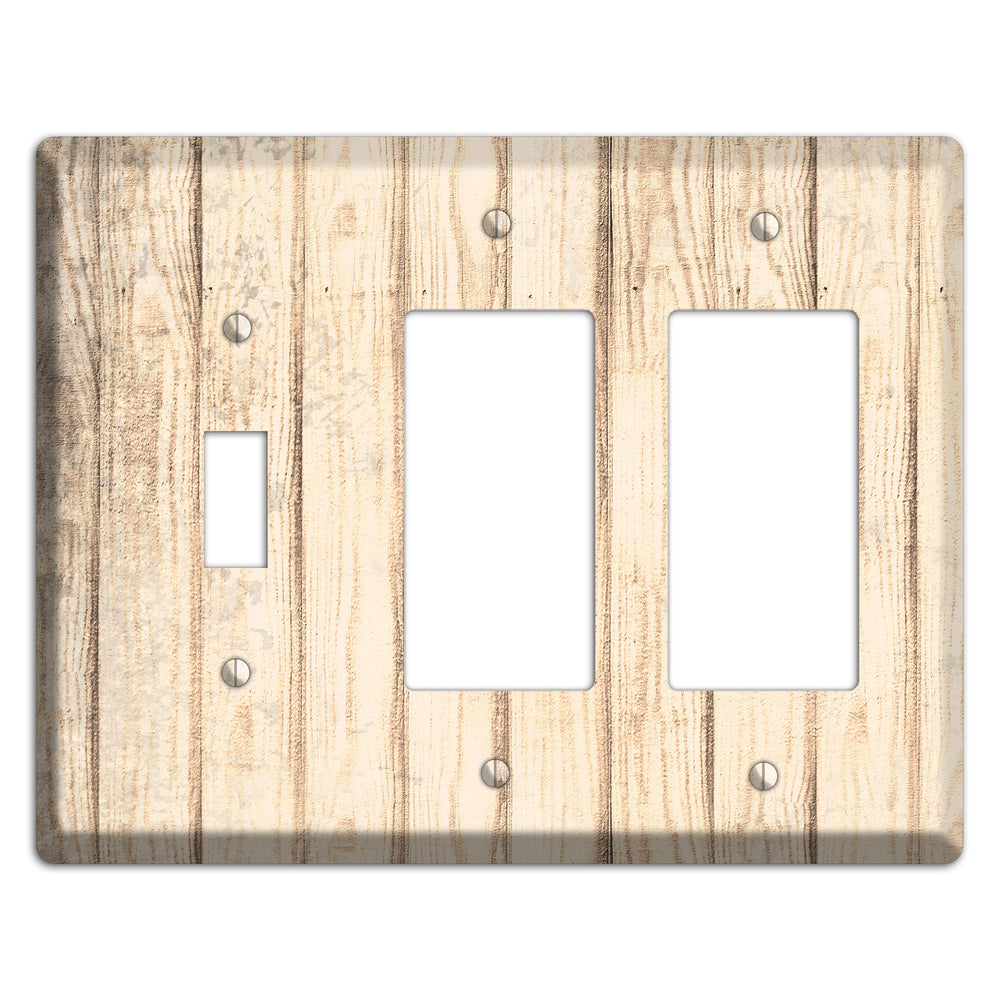 Sidecar Weathered Wood Toggle / 2 Rocker Wallplate